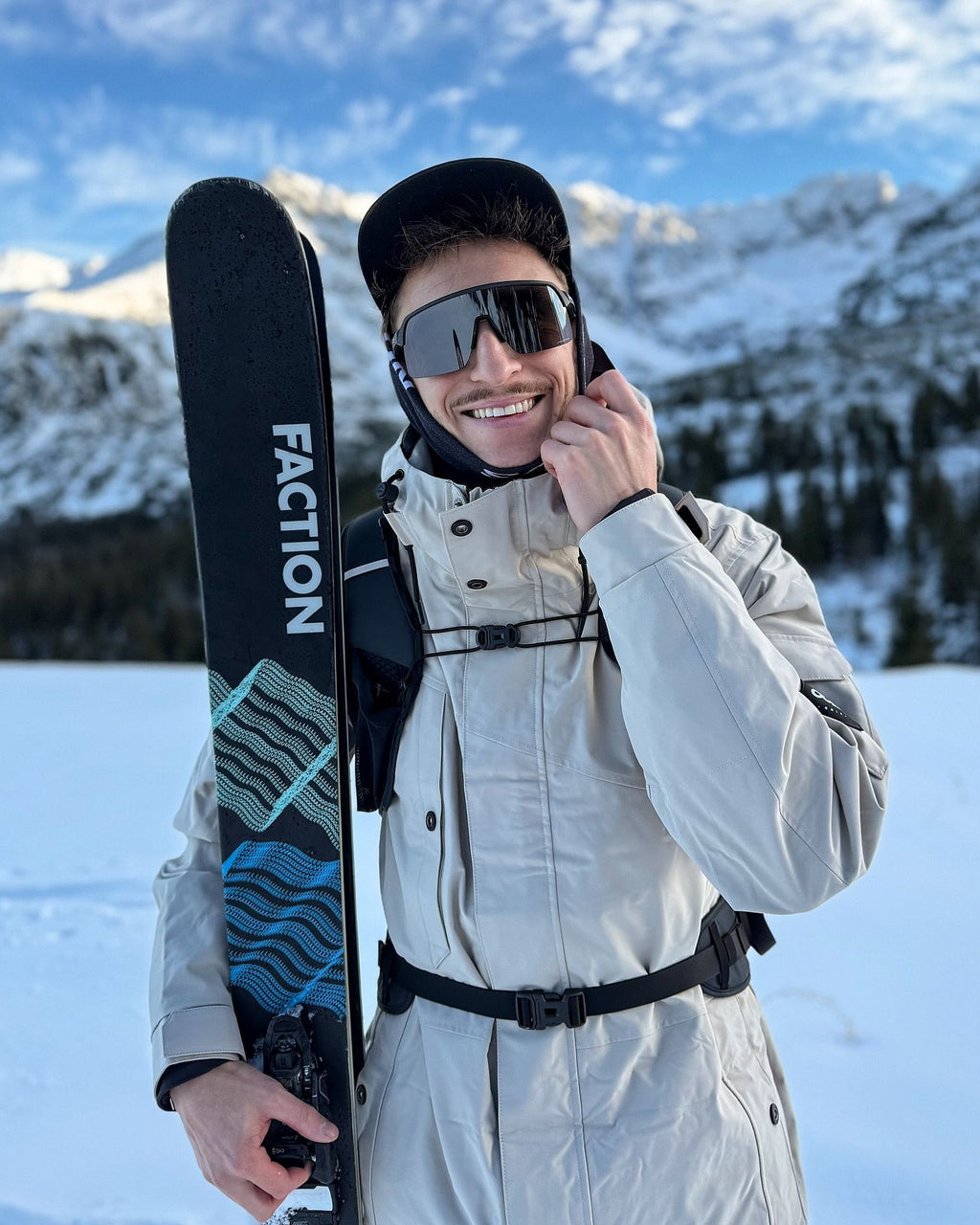 Snowboard Jacket For Men Sand