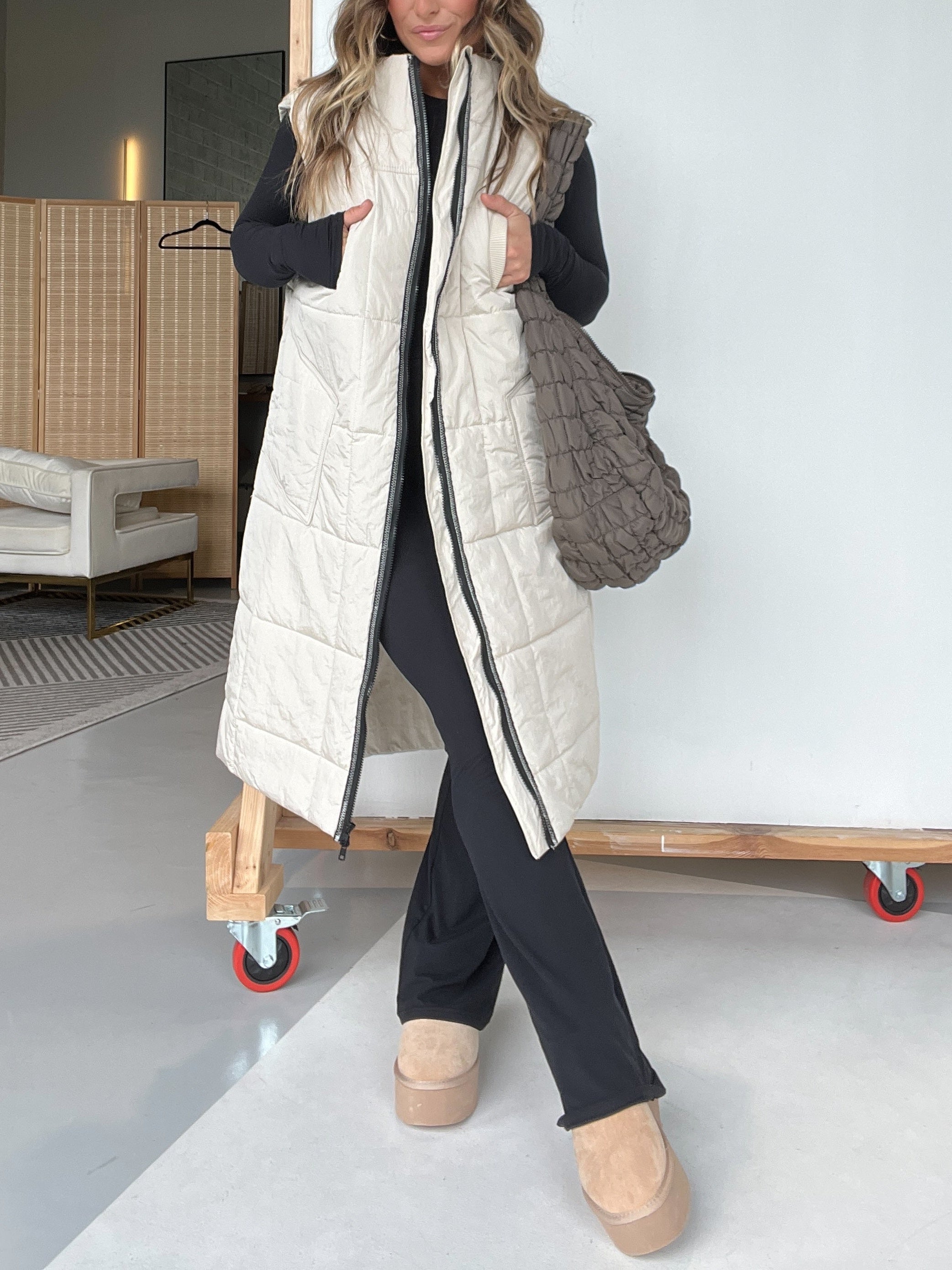 Women's Oversized Zipper Long Vest (Buy 2 Free Shipping)