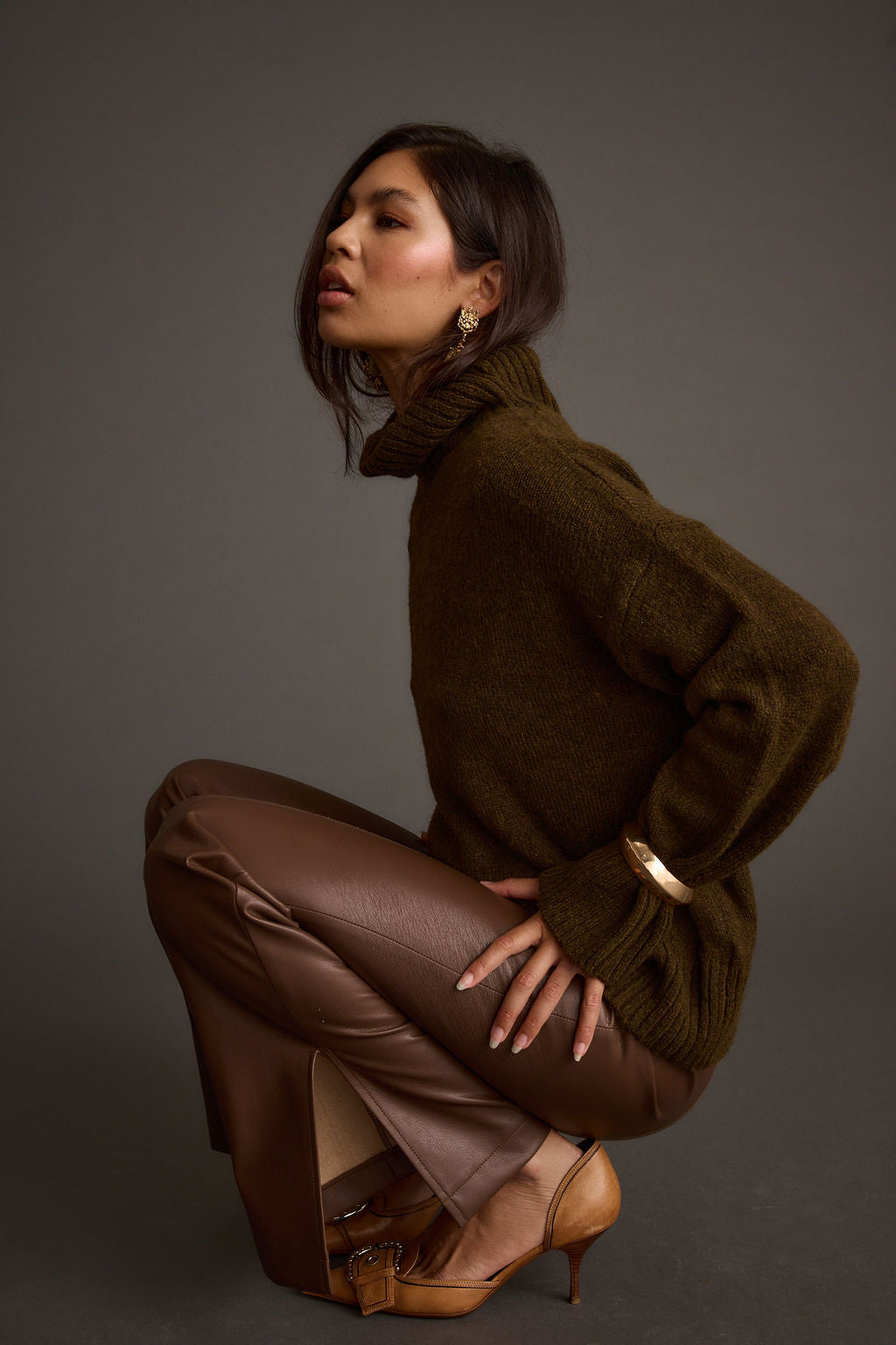 Cedar Oversized Sweater Turtleneck