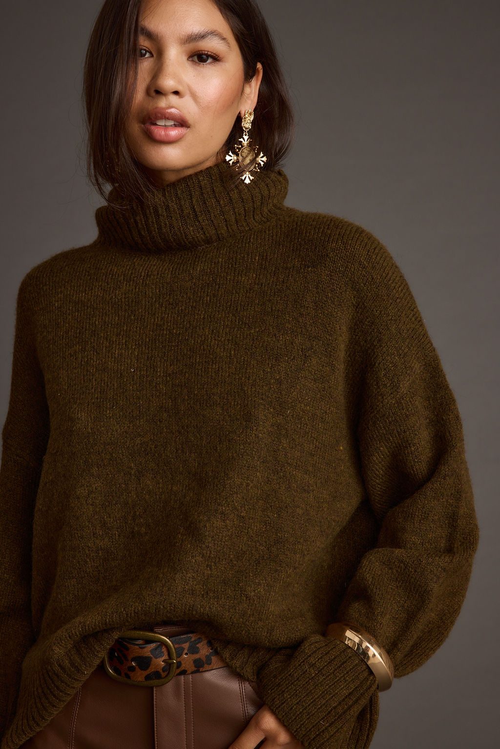 Cedar Oversized Sweater Turtleneck