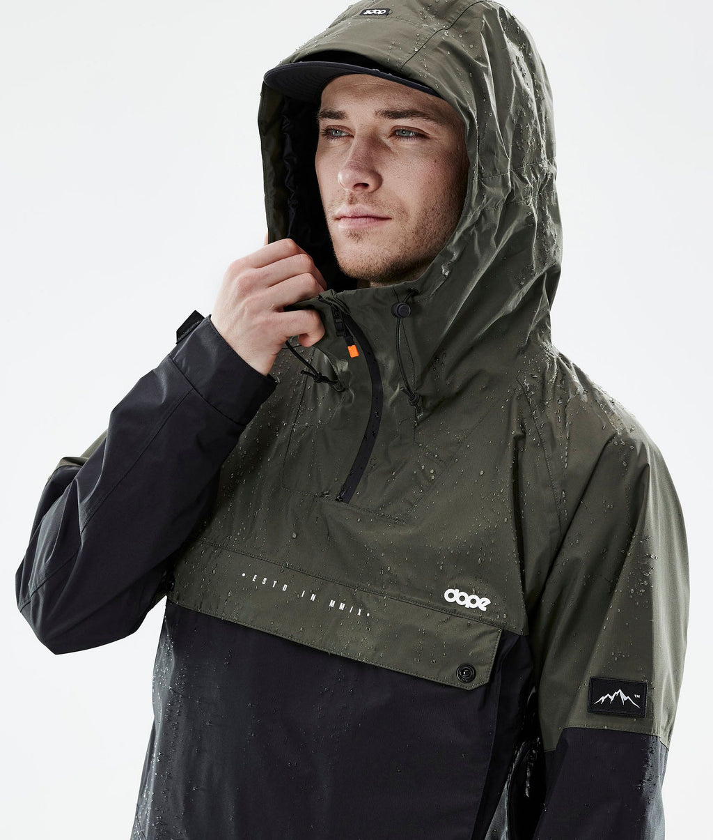 Outdoor Jacket For Men Olive Green/Black