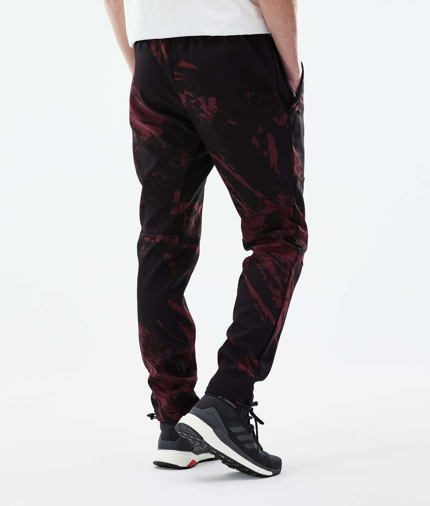 Outdoor Pants For Men Paint Burgundy