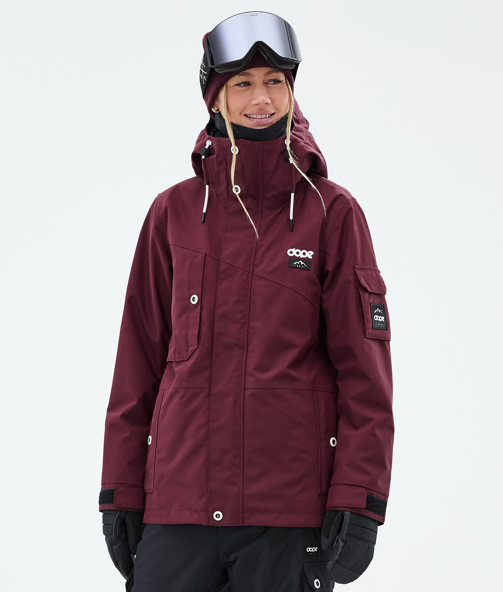 Snowboard Jacket For Women Burgundy