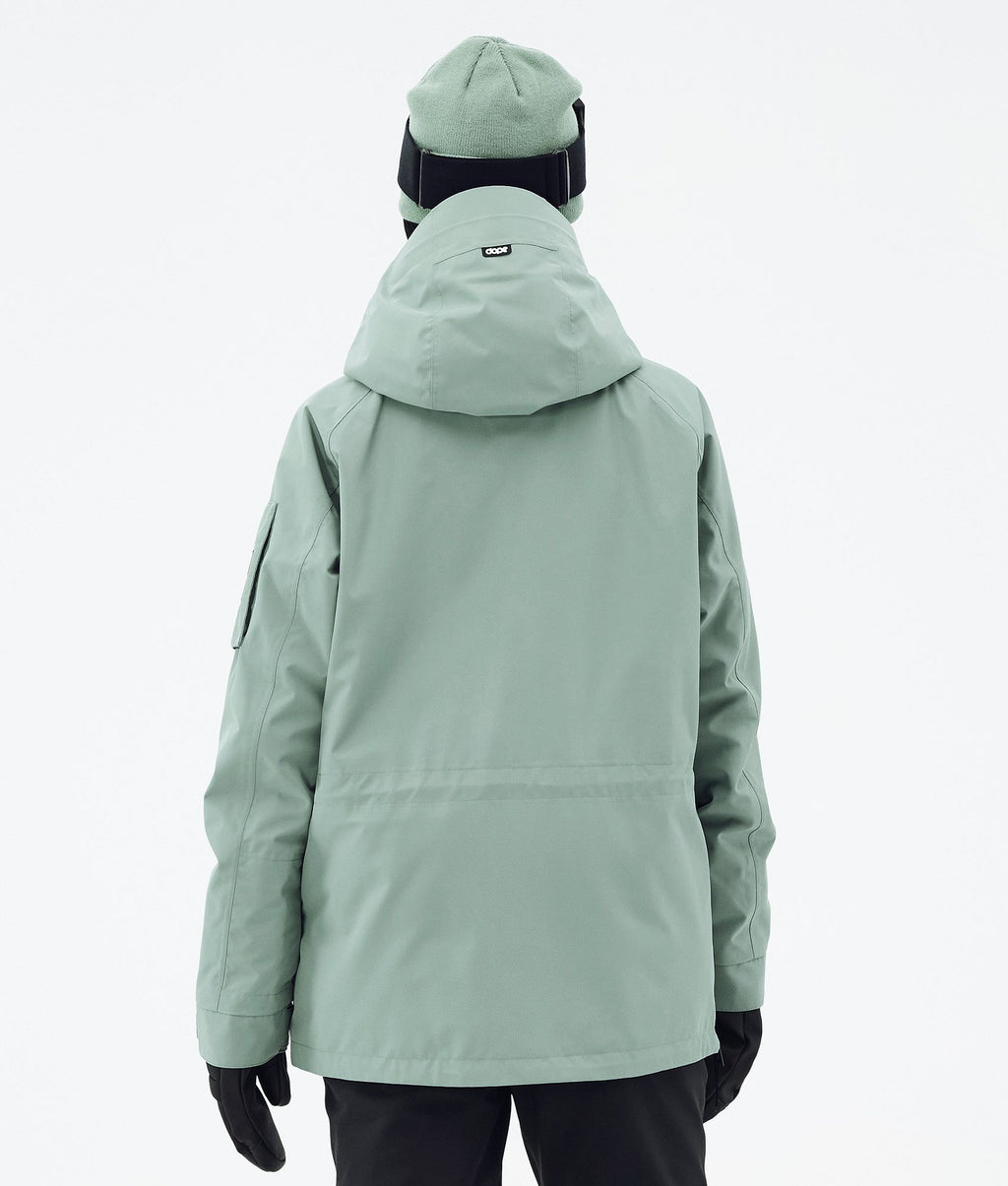 Snowboard Jacket For Women Faded Green