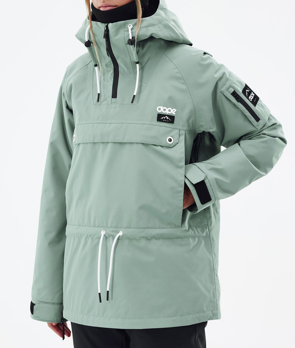 Snowboard Jacket For Women Faded Green