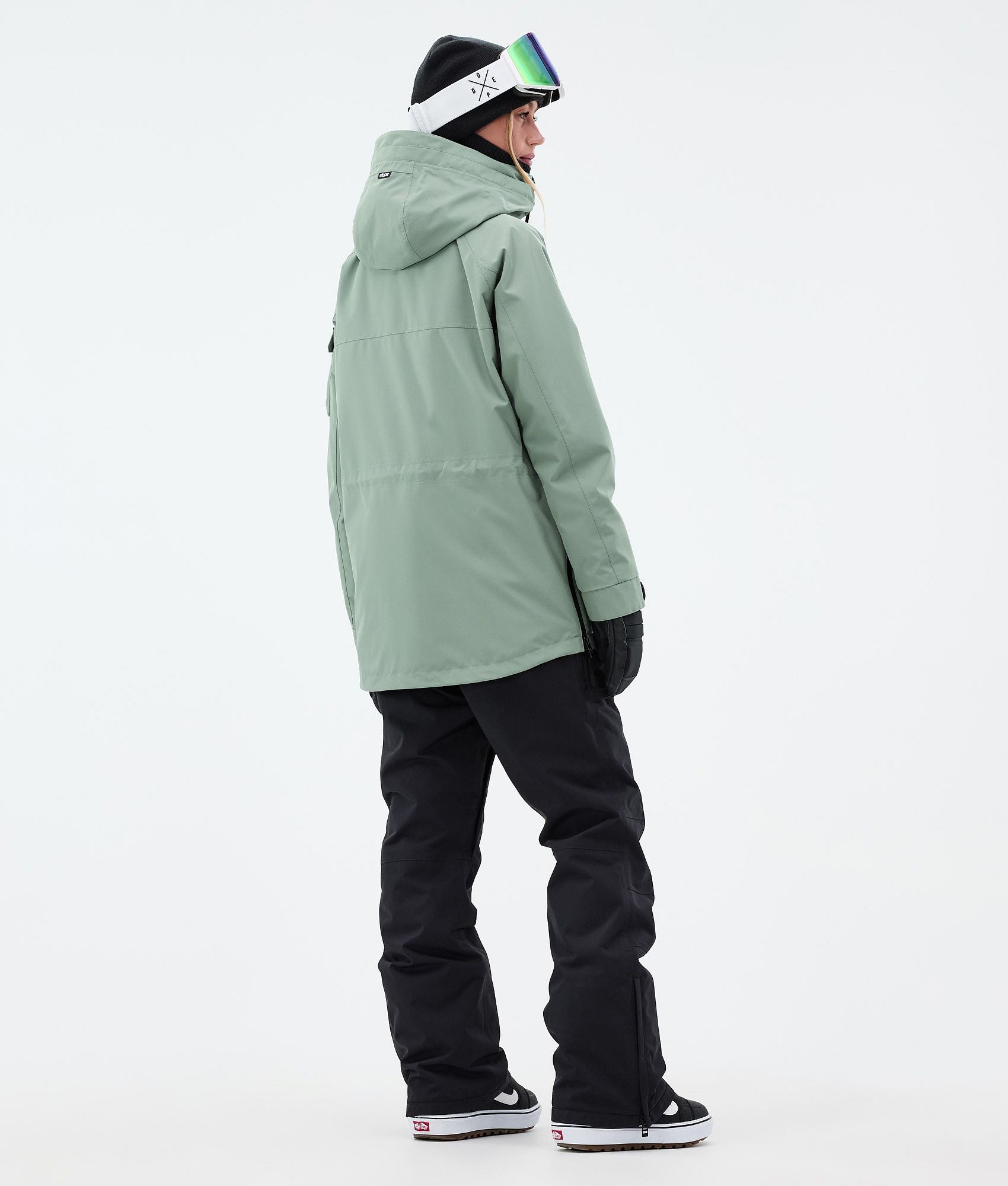 Snowboard Jacket For Women Faded Green