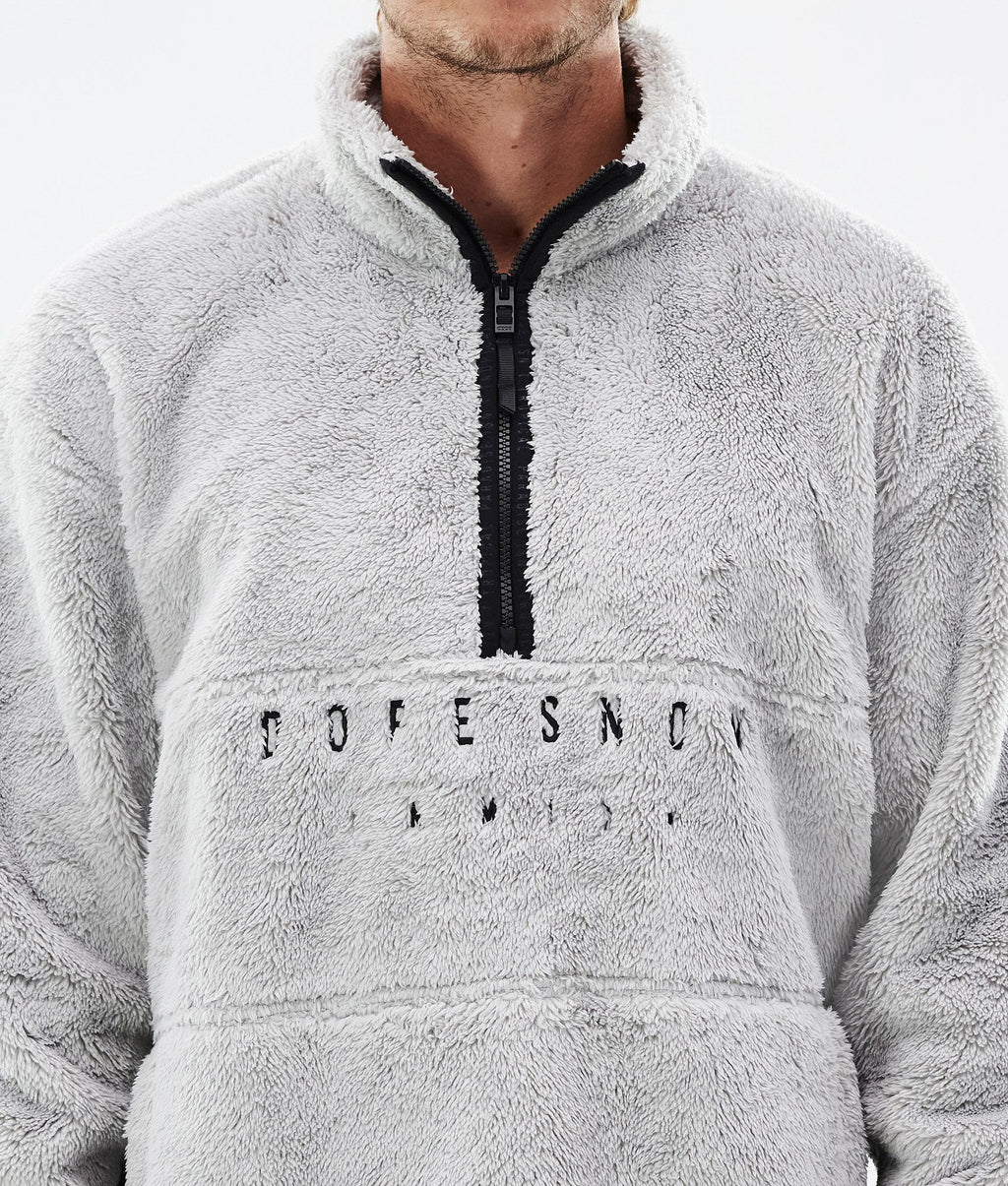 Fleece Sweater For Men Light Grey