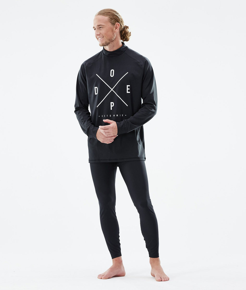 Base Layer Top For Men 2X-Up Black