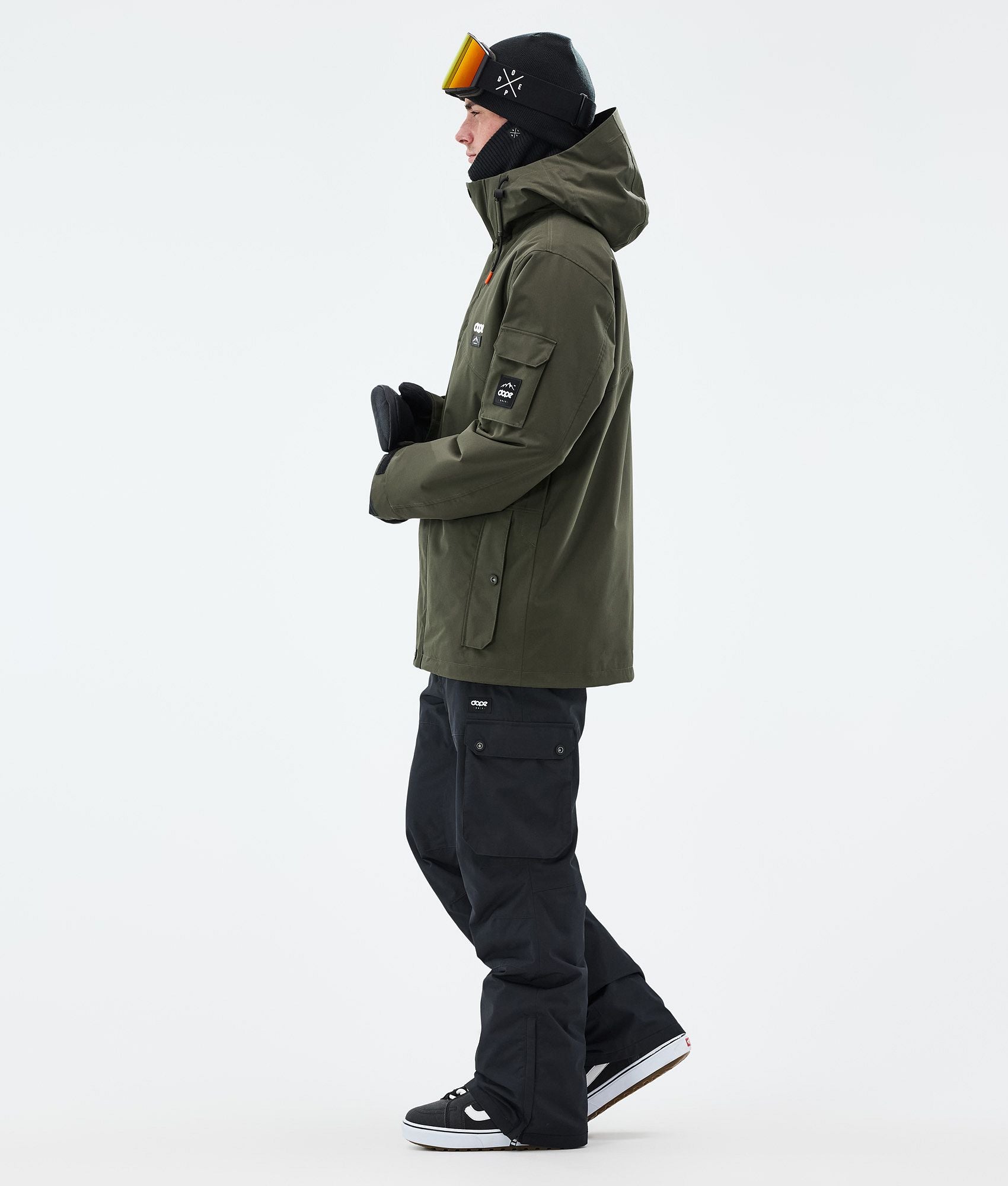 Snowboard Jacket For Men Olive Green