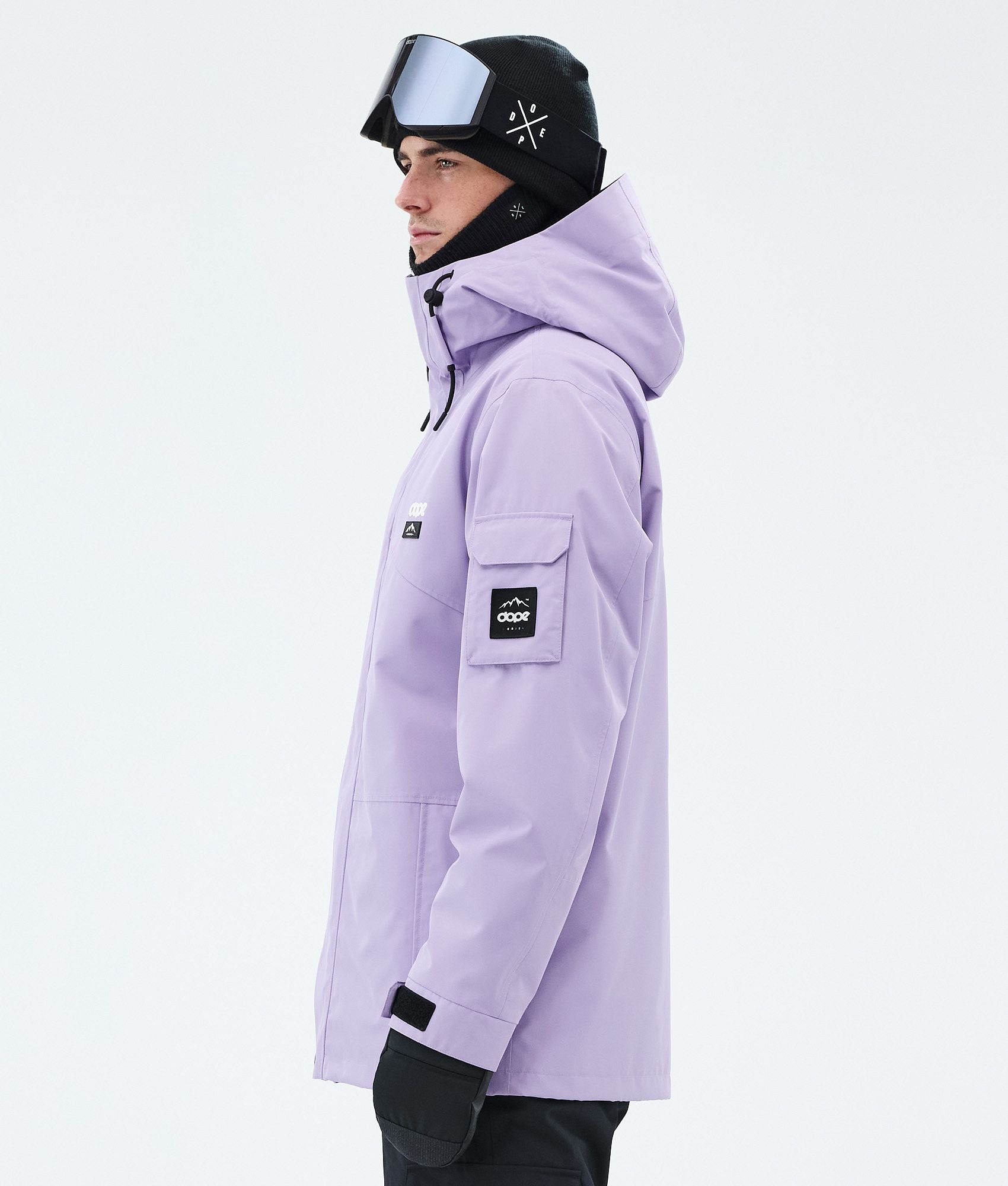 Snowboard Jacket For Men Faded Violet
