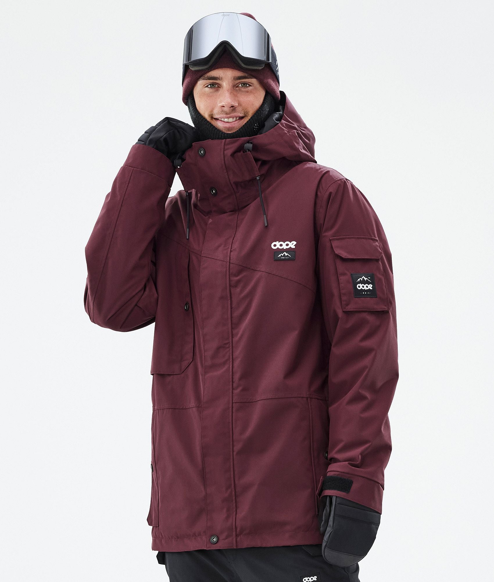 Snowboard Jacket For Men Don Burgundy