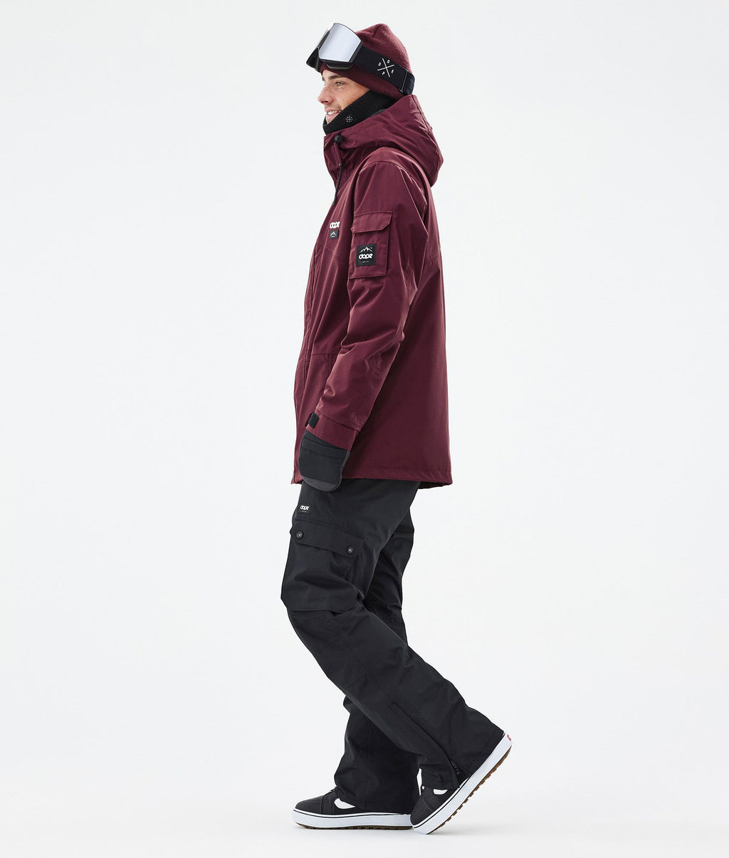 Snowboard Jacket For Men Don Burgundy