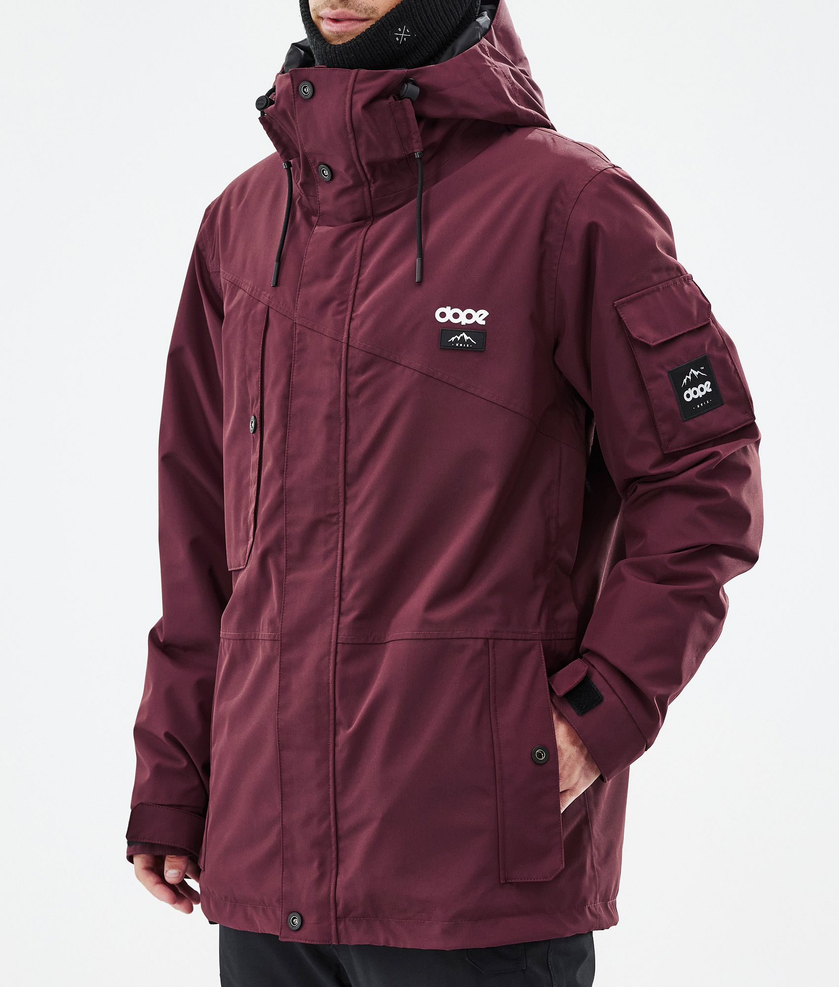 Snowboard Jacket For Men Don Burgundy