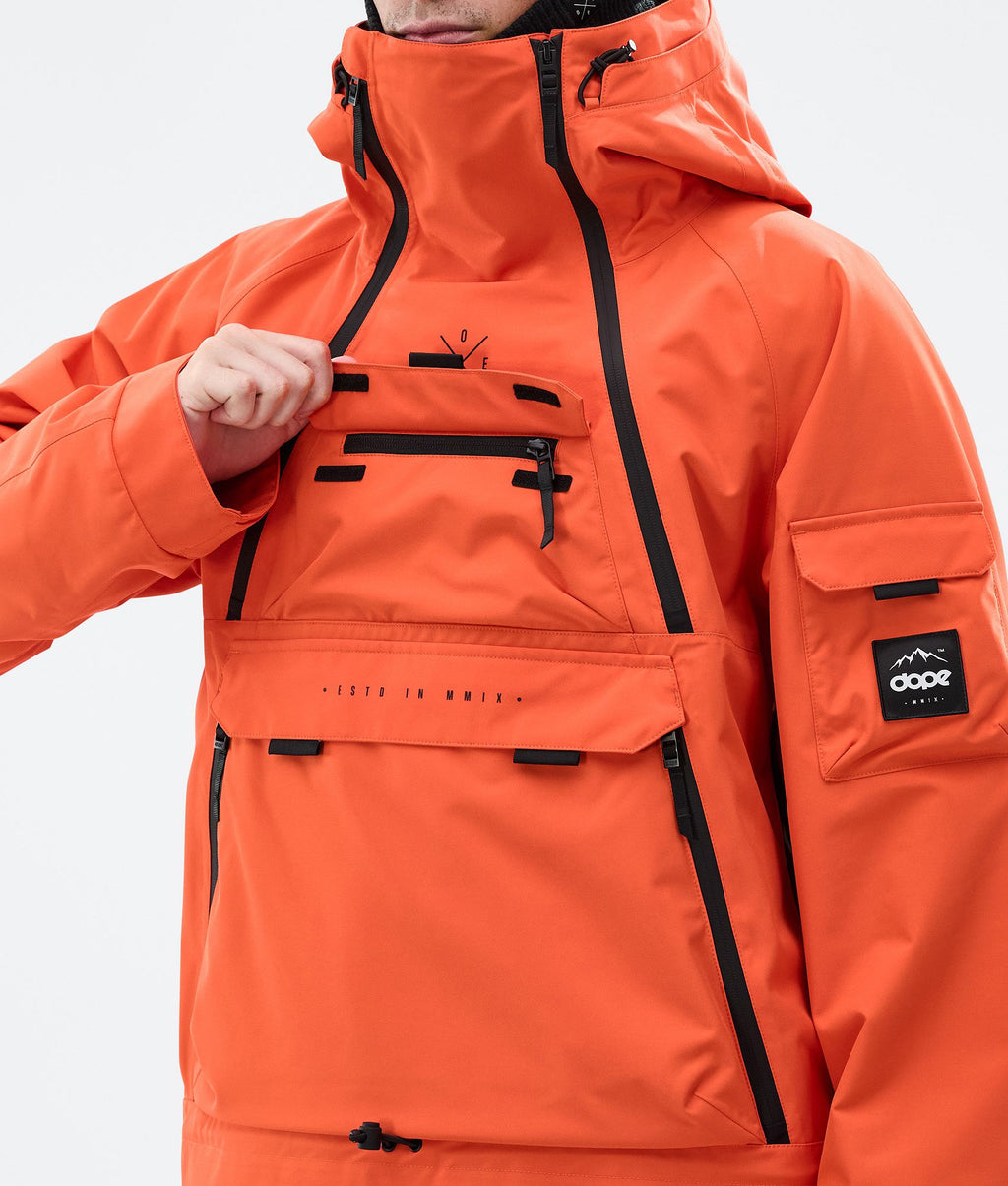 Snowboard Jacket For Men Orange