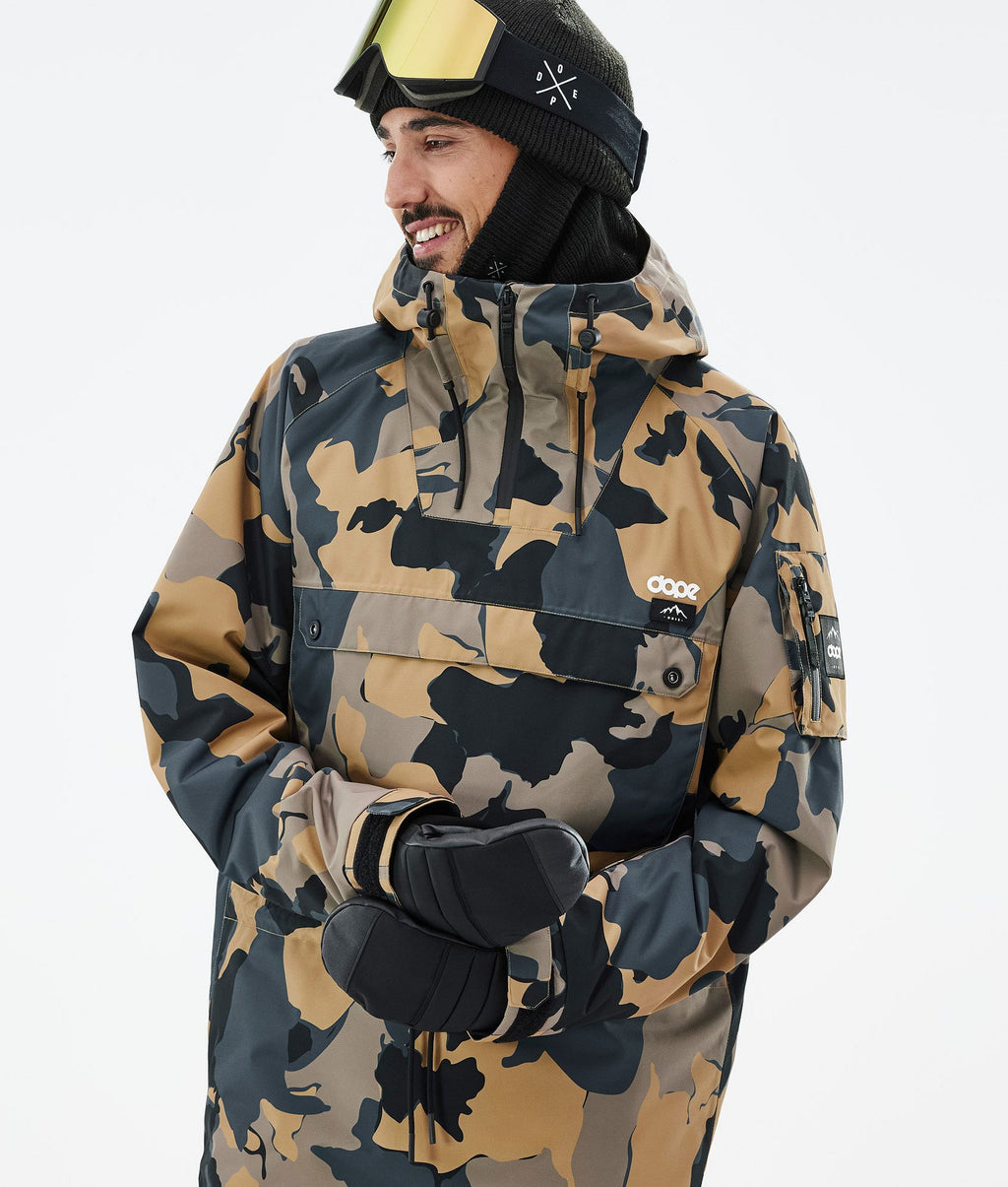 Snowboard Jacket For Men Walnut Camo