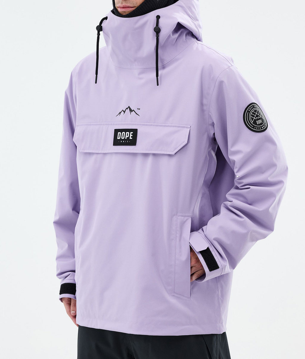 Snowboard Jacket For Men Faded Violet