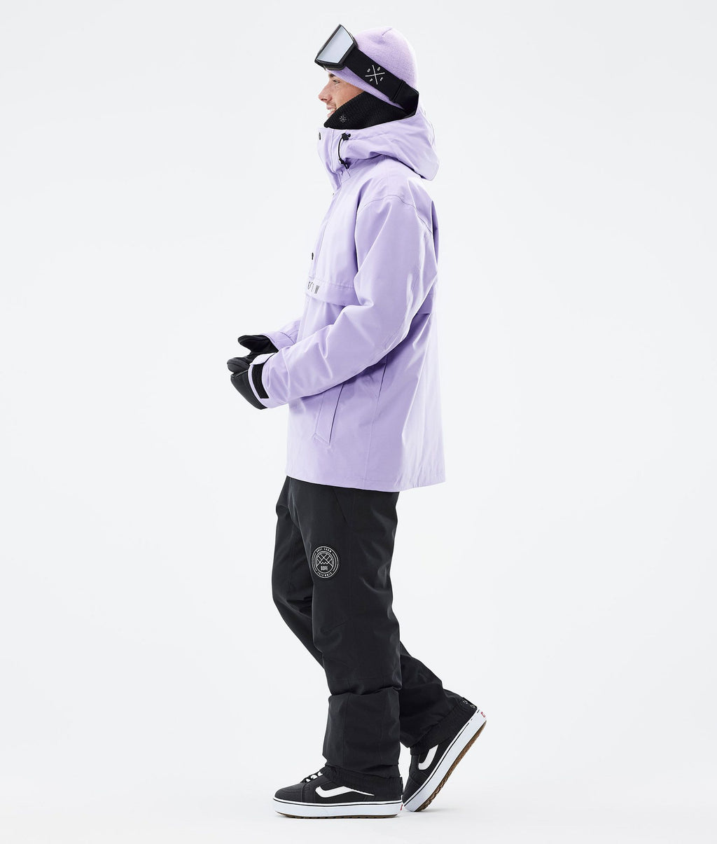 Snowboard Jacket For Men Faded Violet