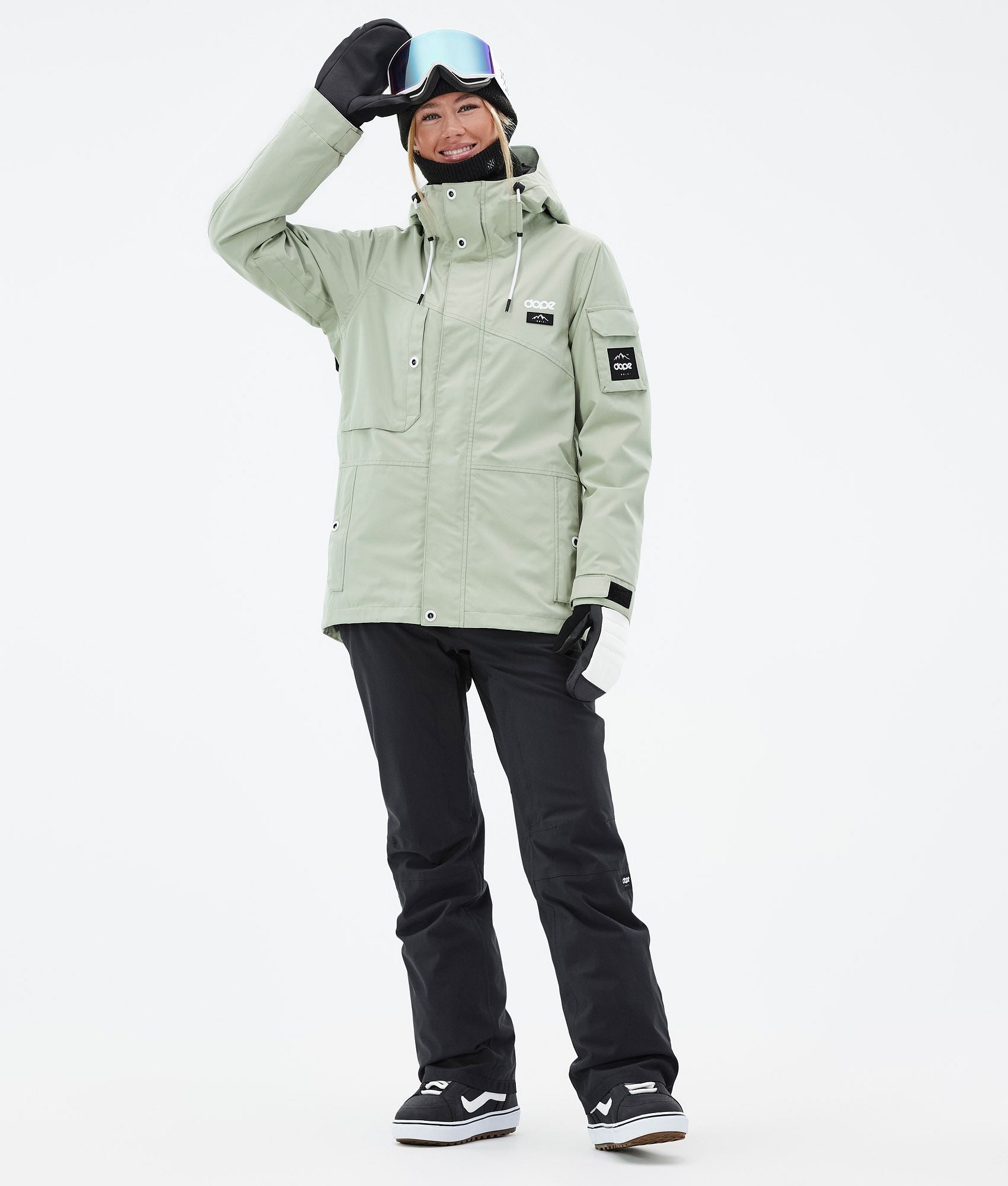 Snowboard Jacket For Women Soft Green