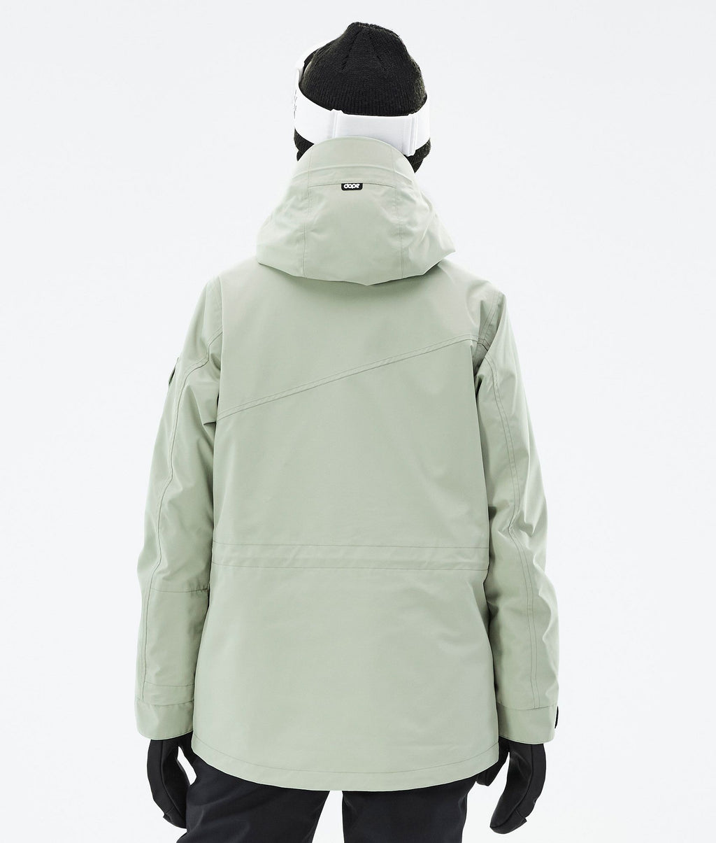 Snowboard Jacket For Women Soft Green