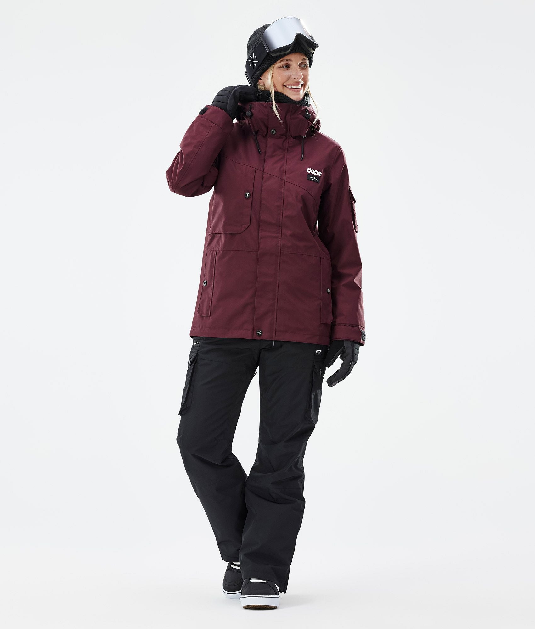 Snowboard Jacket For Women Don Burgundy