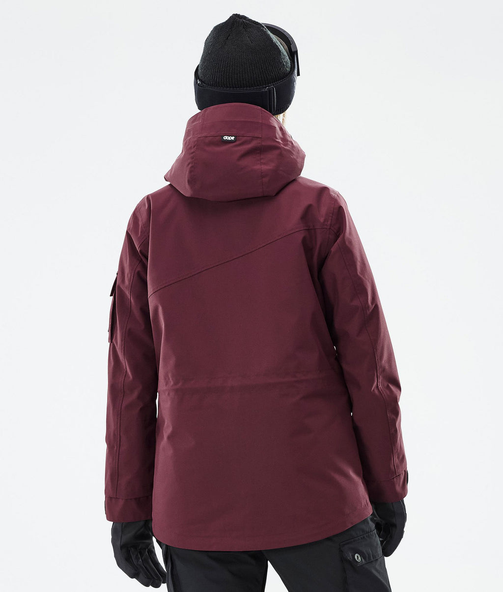Snowboard Jacket For Women Don Burgundy
