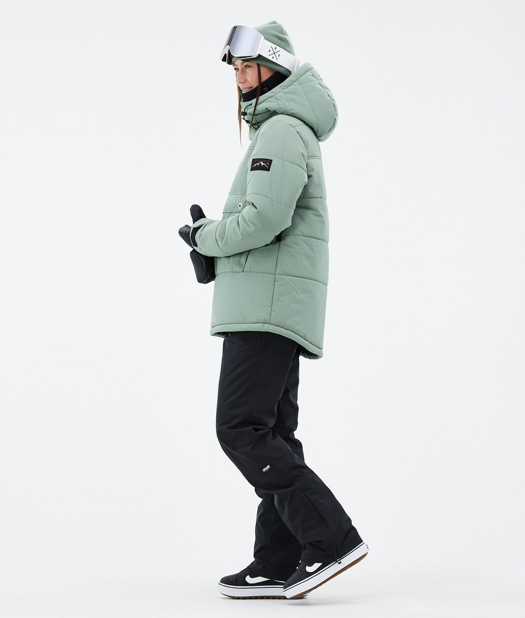 Snowboard Jacket For Women Faded Green