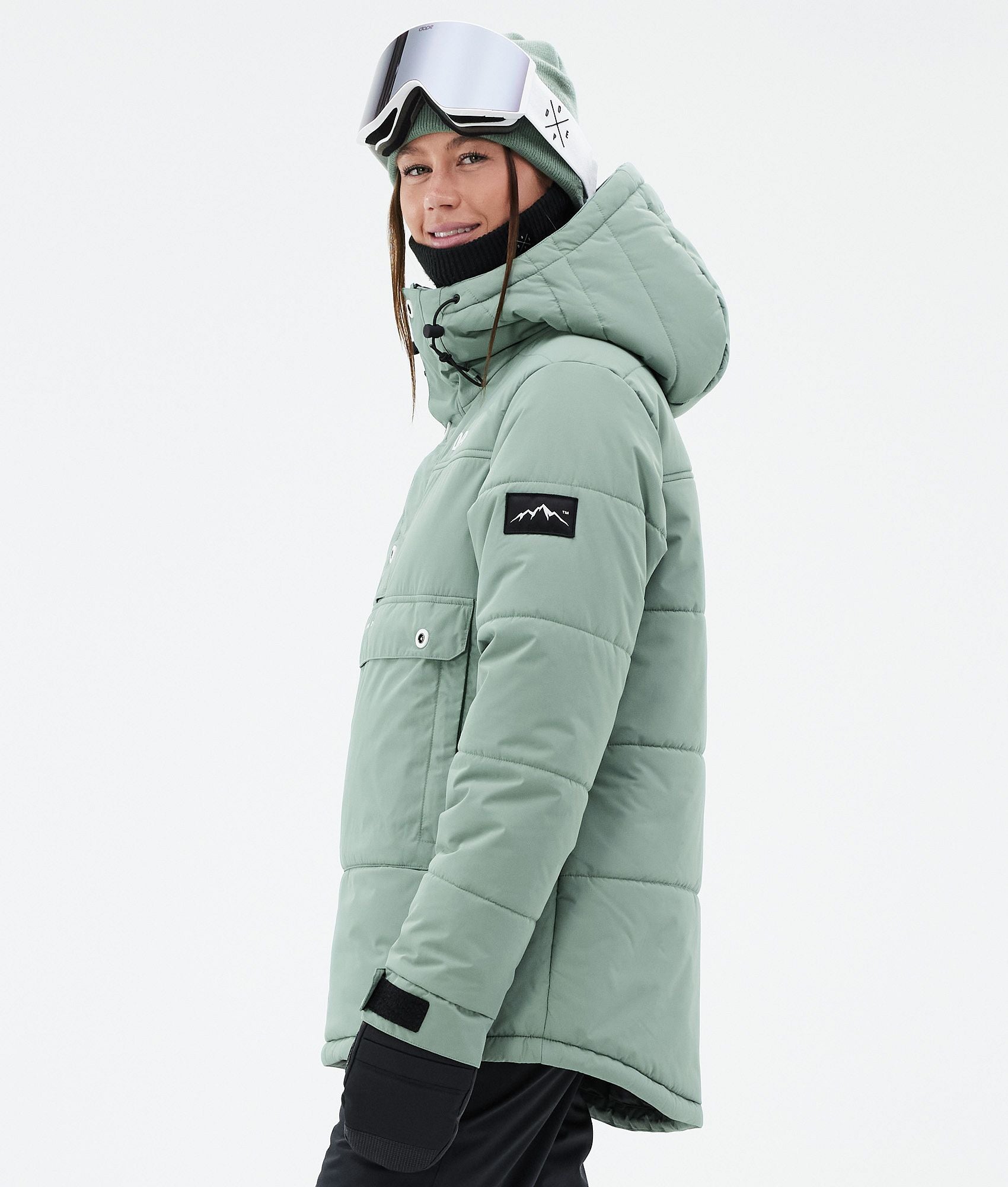 Snowboard Jacket For Women Faded Green