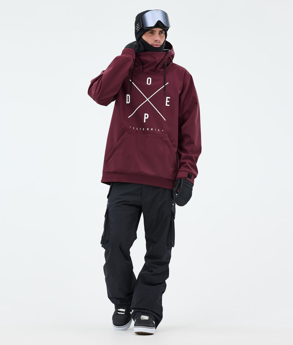 Snowboard Jacket For Men 2X-Up Burgundy