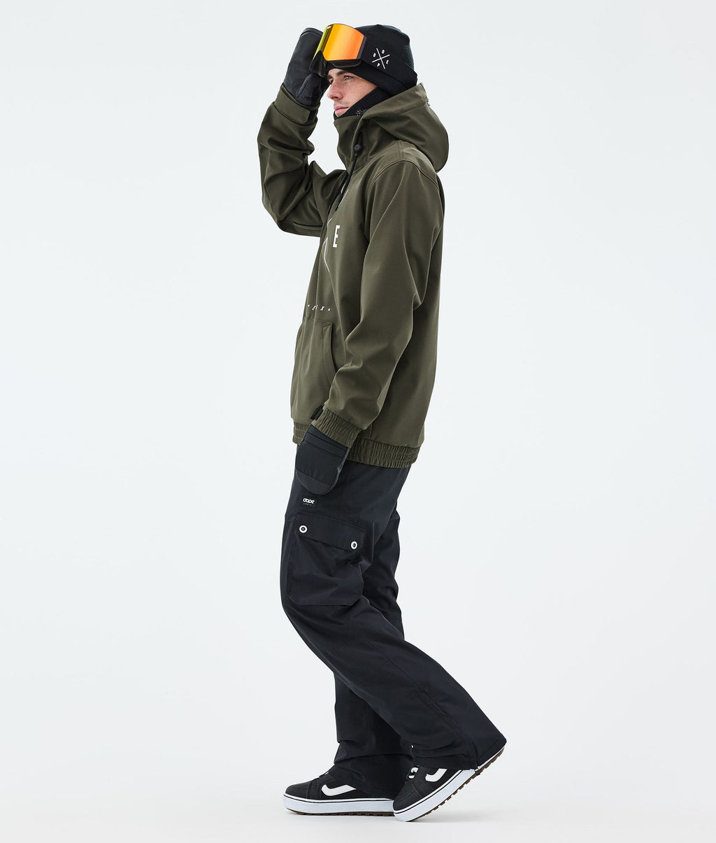 Snowboard Jacket For Men 2X-Up Olive Green