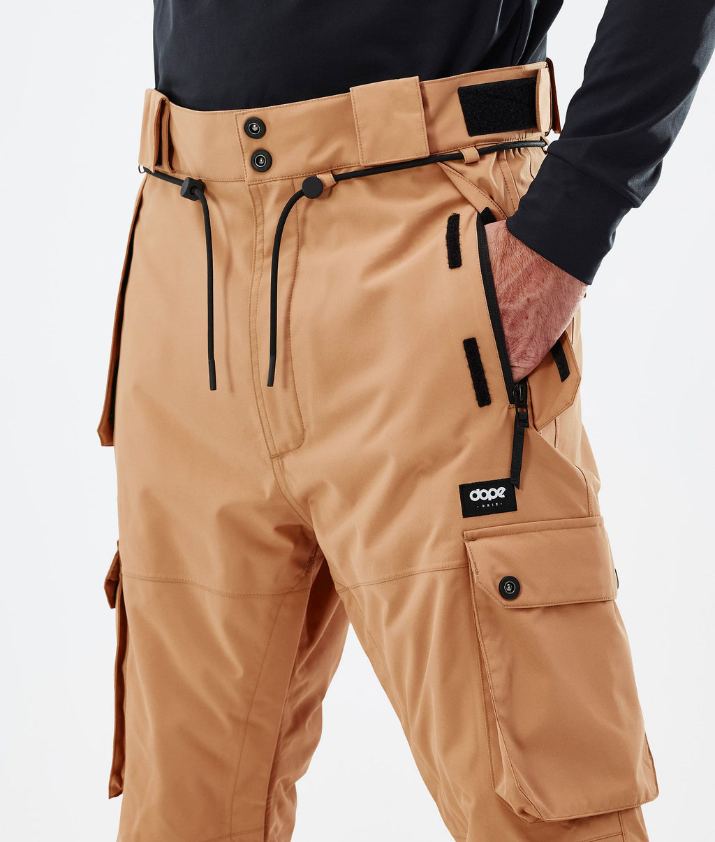 Snowboard Pants For Men Khaki Yellow