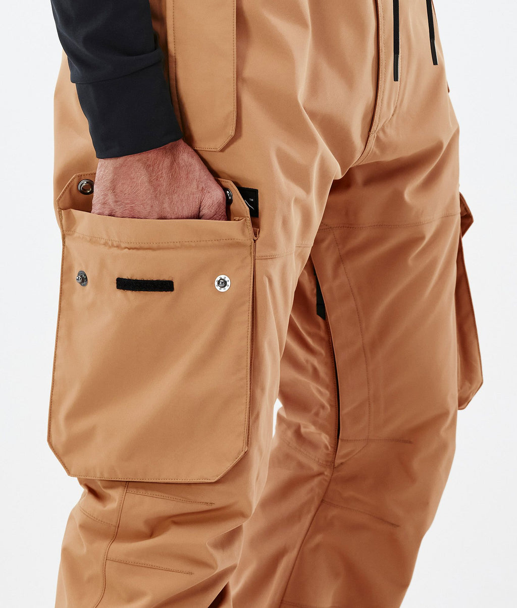 Snowboard Pants For Men Khaki Yellow