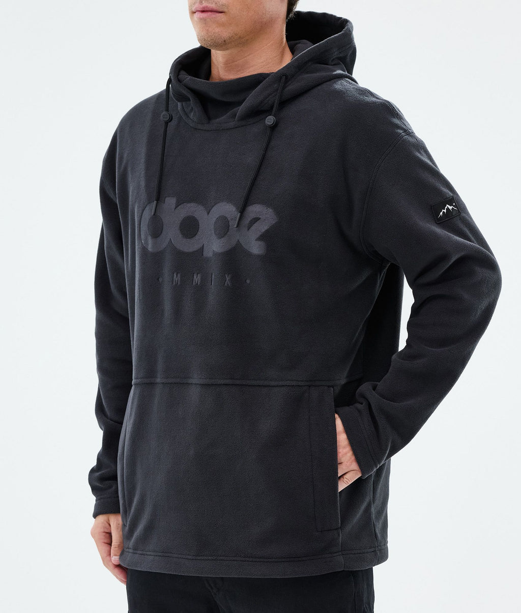 Fleece Hoodie For Men Black