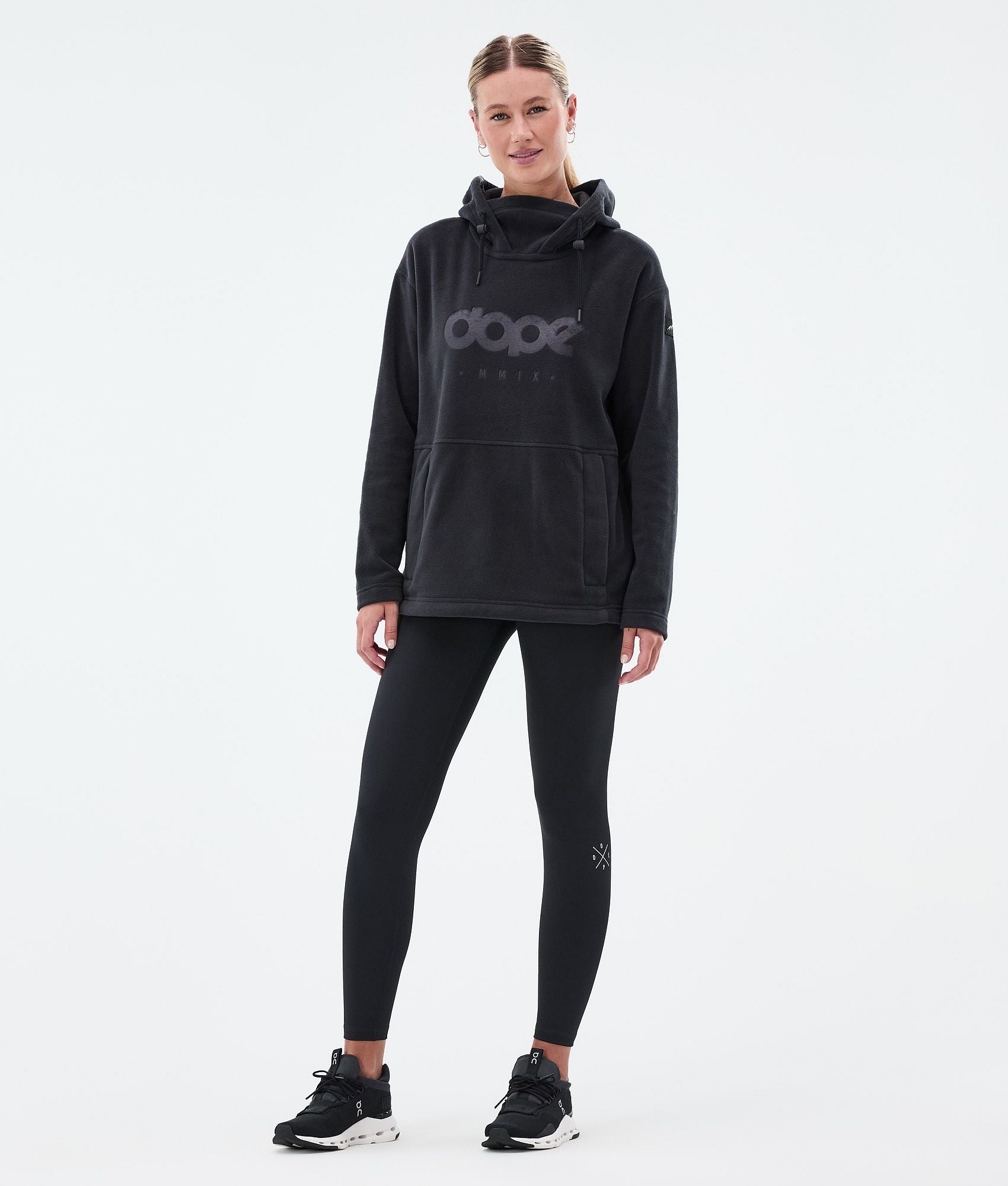 Fleece Hoodie For Women Black