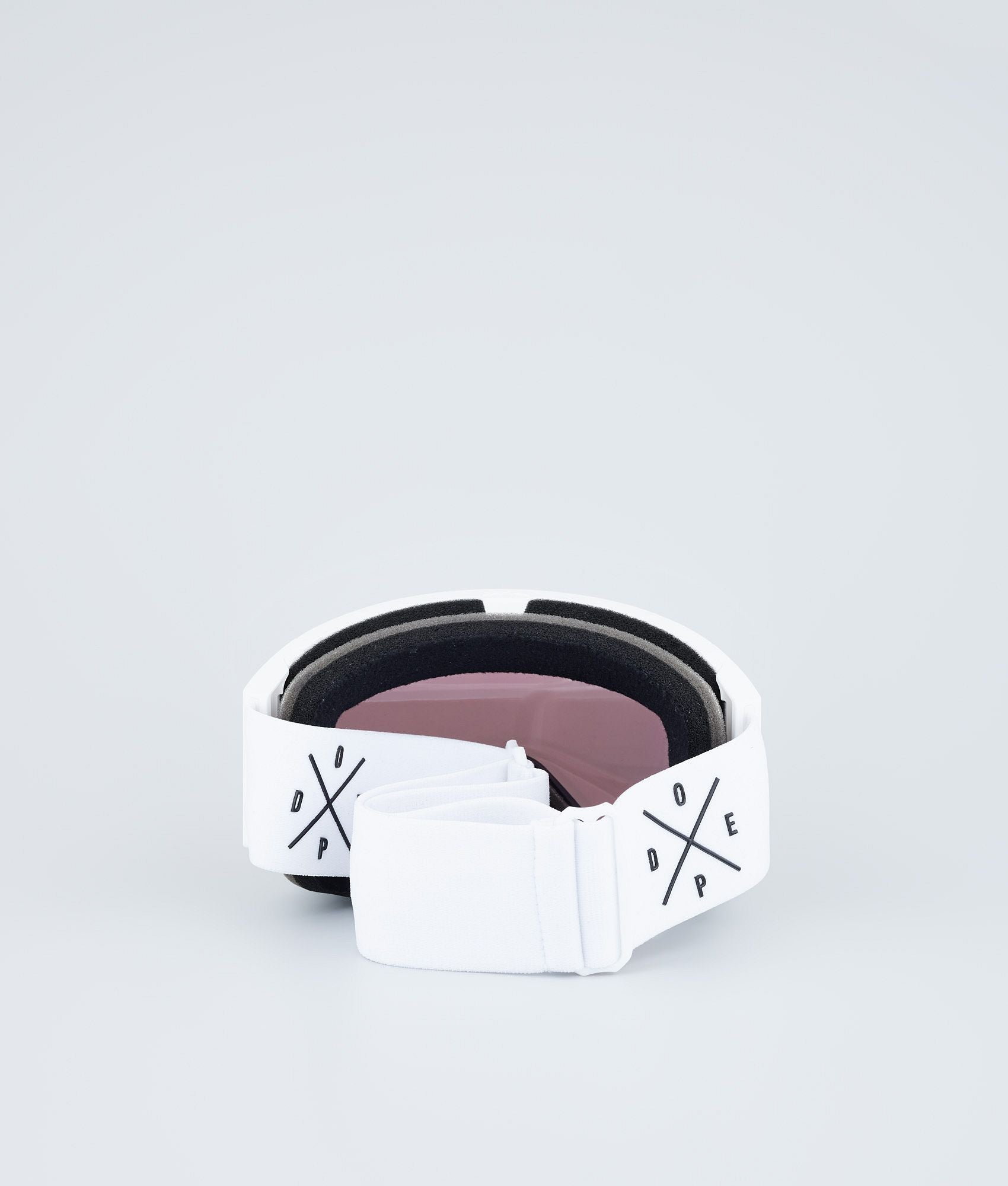 Ski Goggles White W/White Champagne Mirror