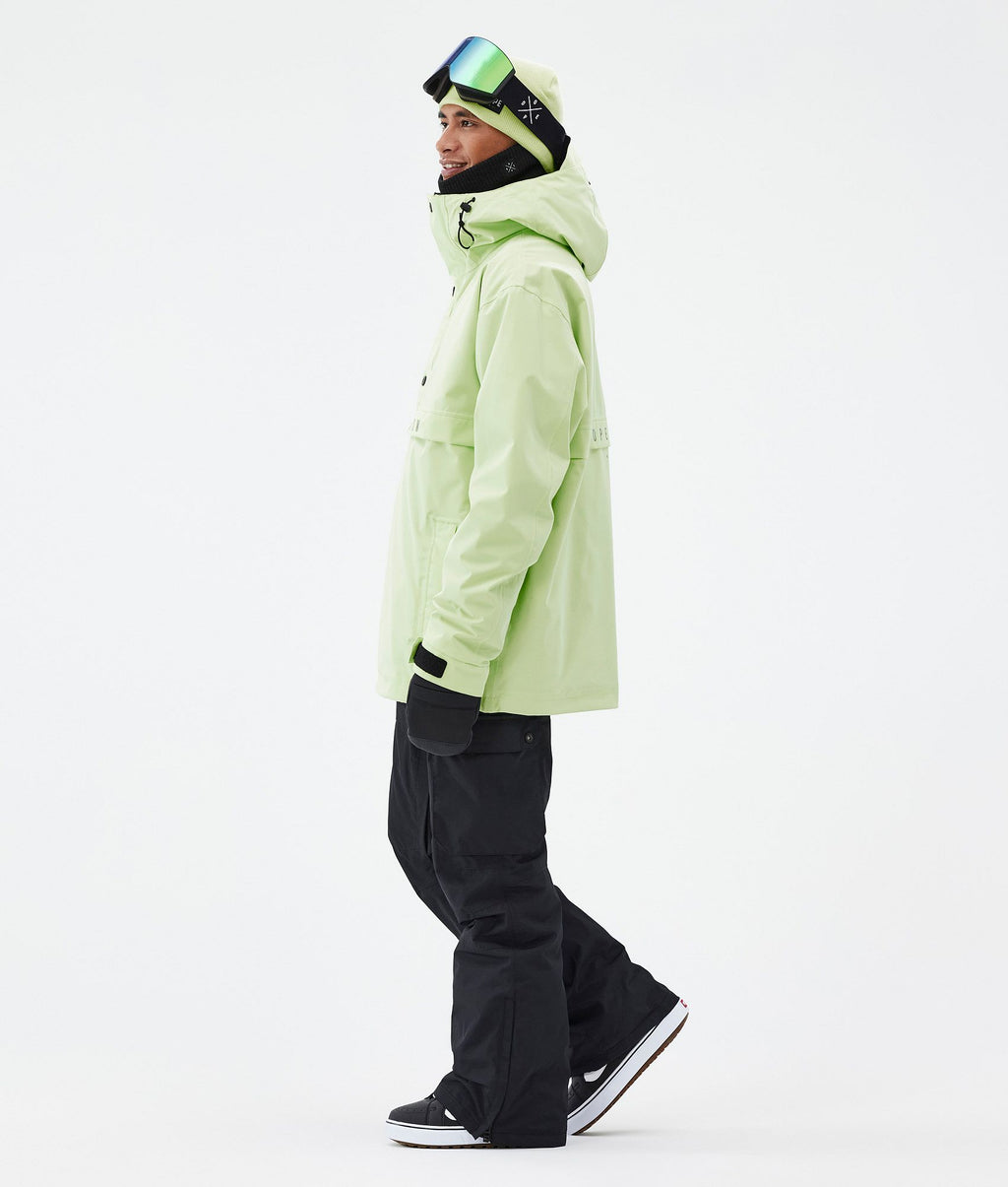 Snowboard Jacket For Men Faded Neon