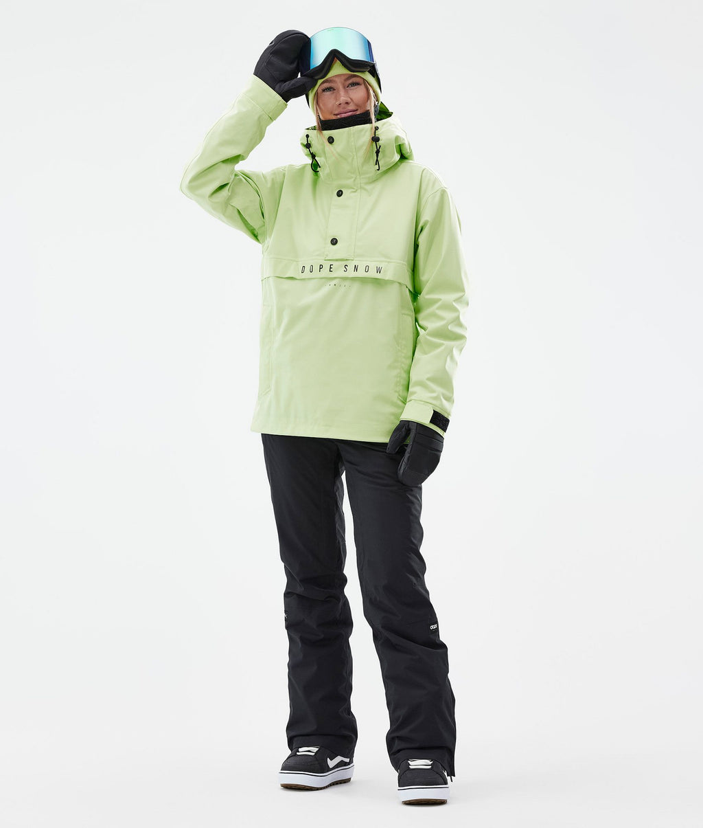 Snowboard Jacket For Women Faded Neon