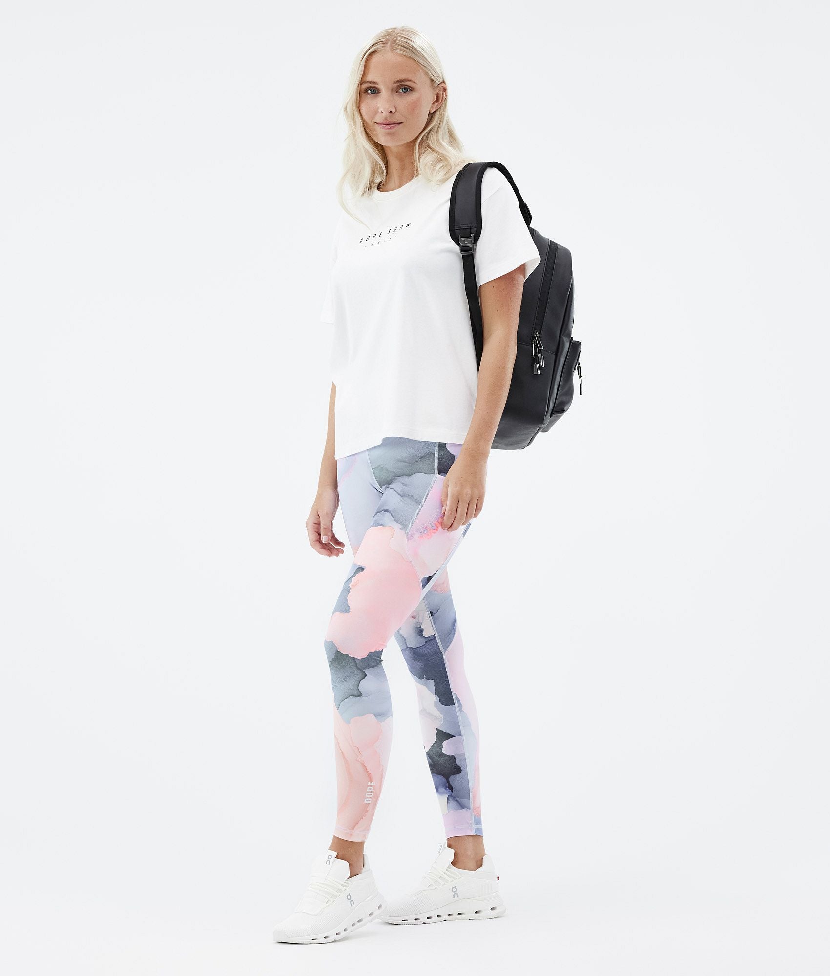 Leggings Women Blot Peach