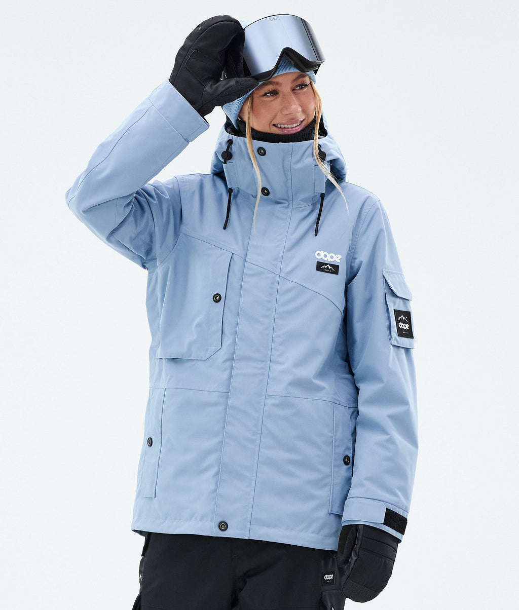 Snowboard Jacket For Women Light Blue