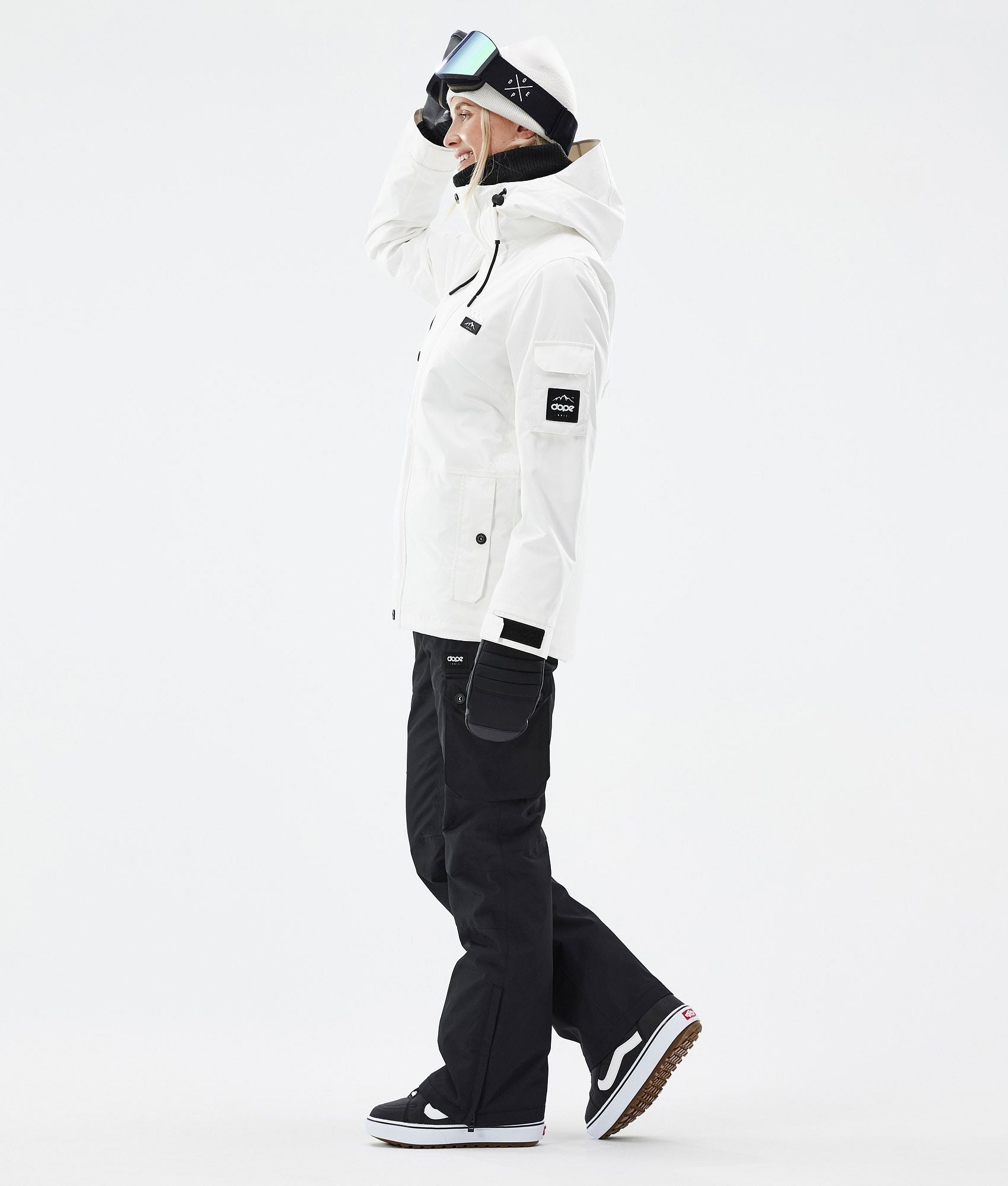 Snowboard Jacket For Women Old White