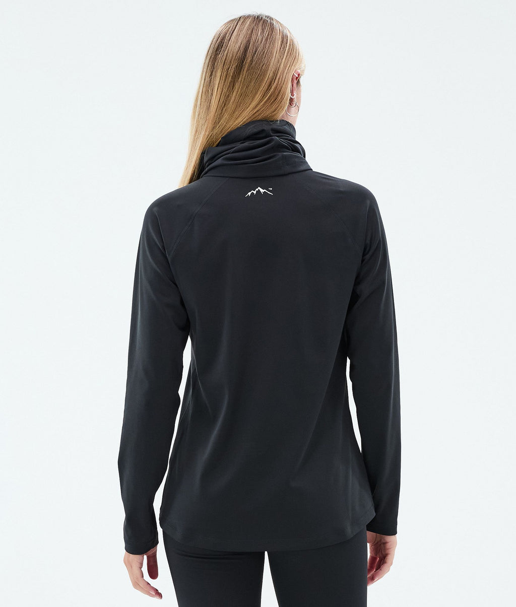 Base Layer Top For Women 2X-Up Black