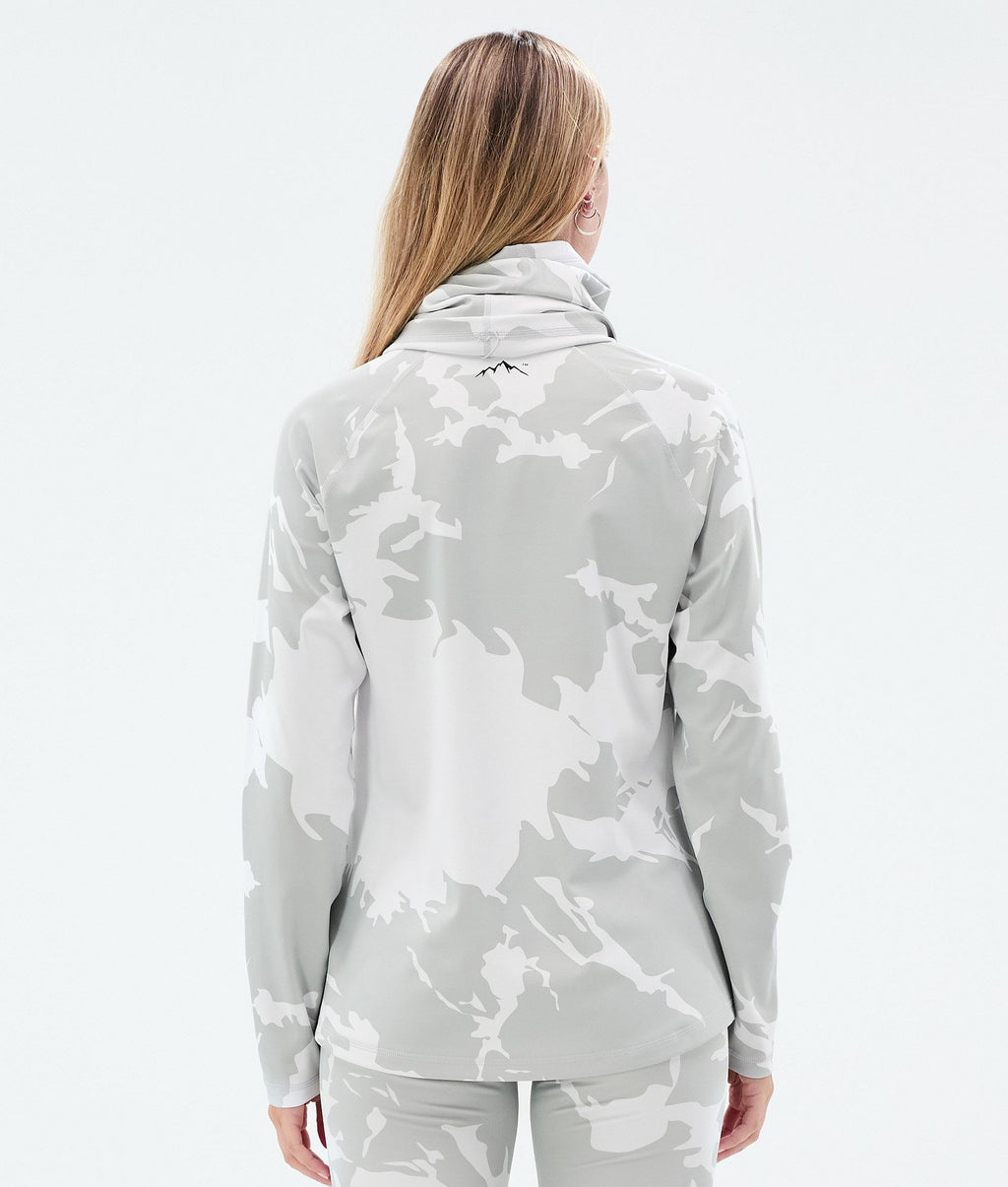 Base Layer Top For Women 2X-Up Grey Camo