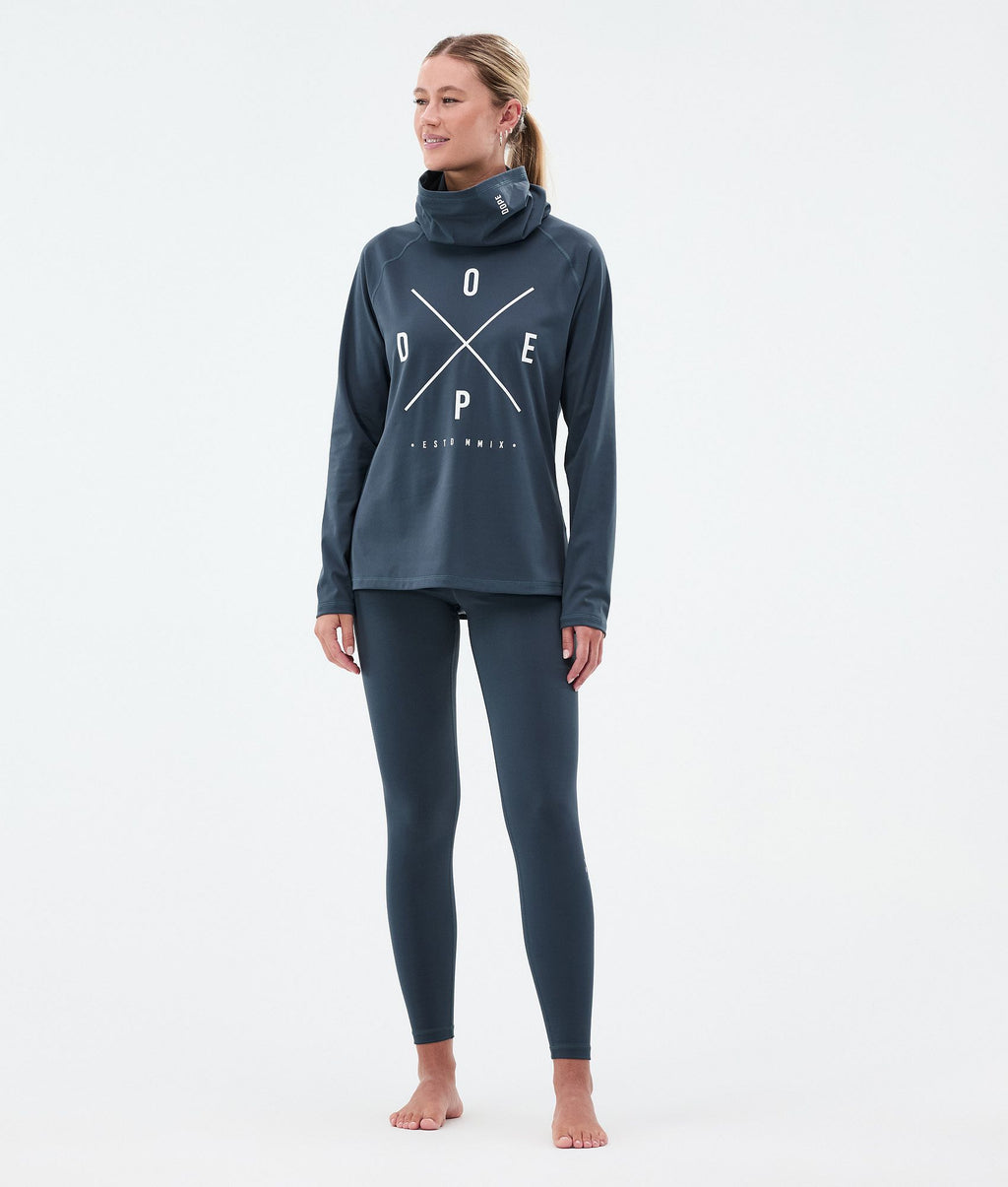 Base Layer Pant For Women 2X-Up Metal Blue