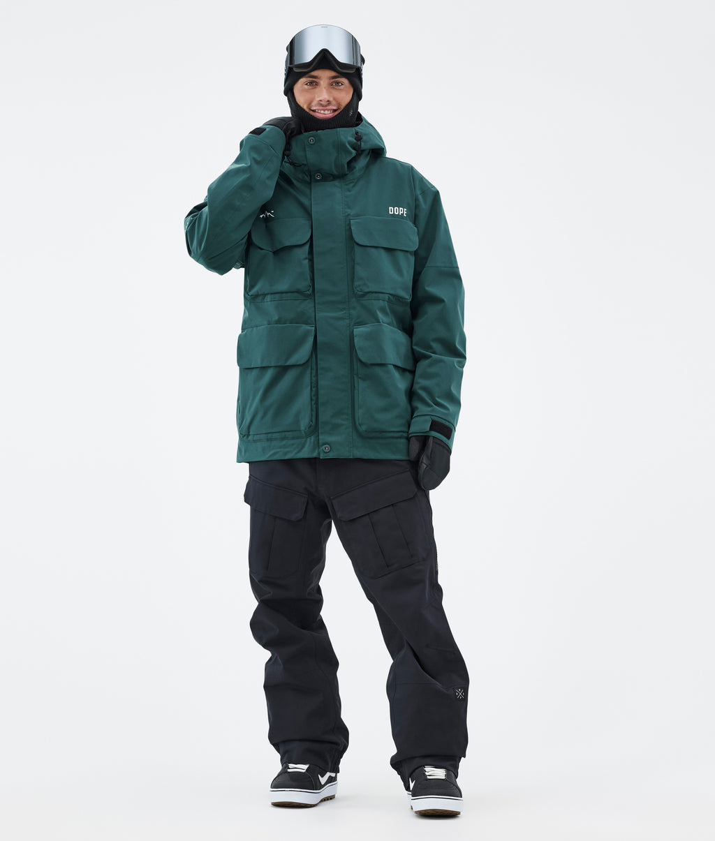 Snowboard Jacket For Men Bottle Green