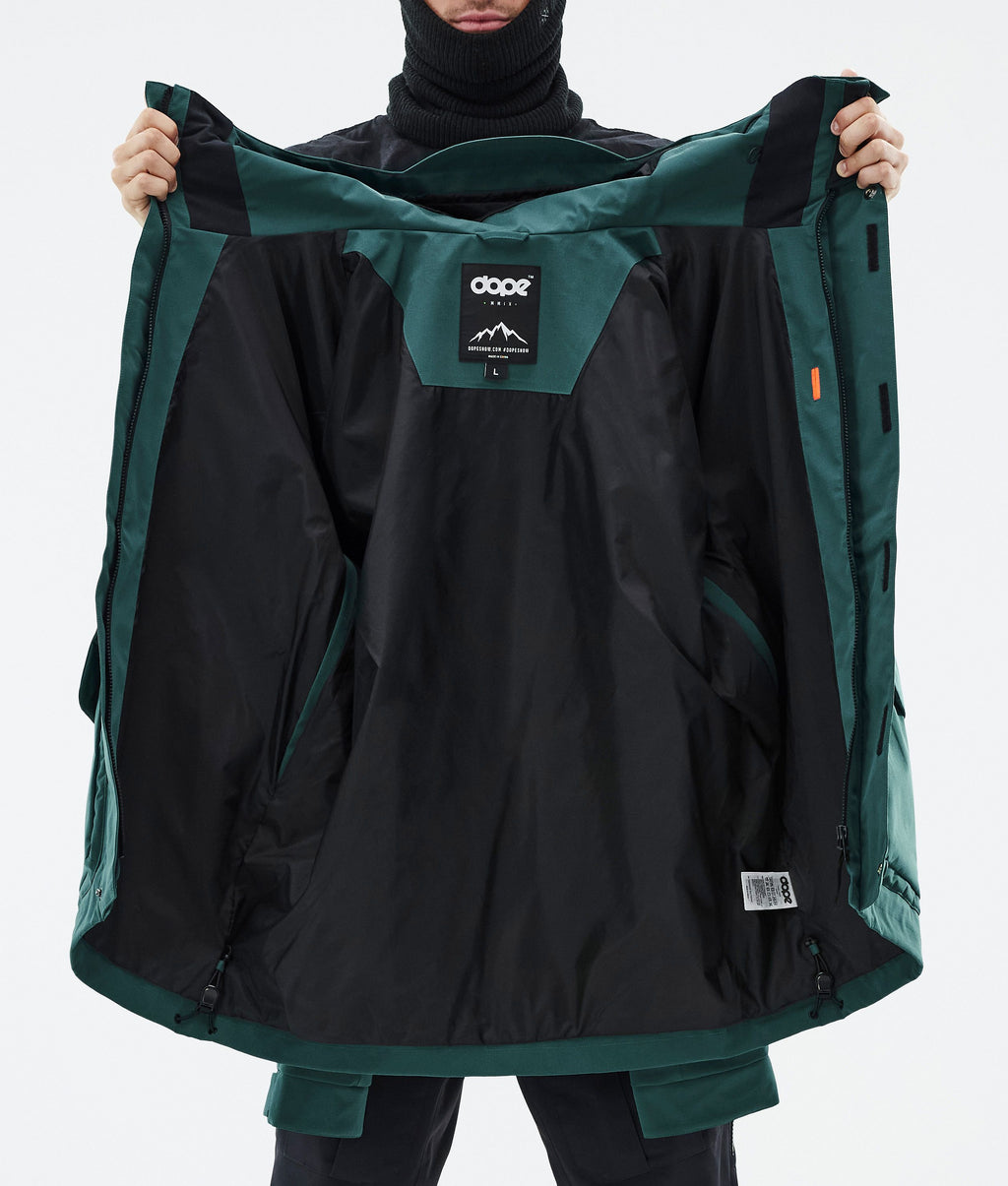 Snowboard Jacket For Men Bottle Green
