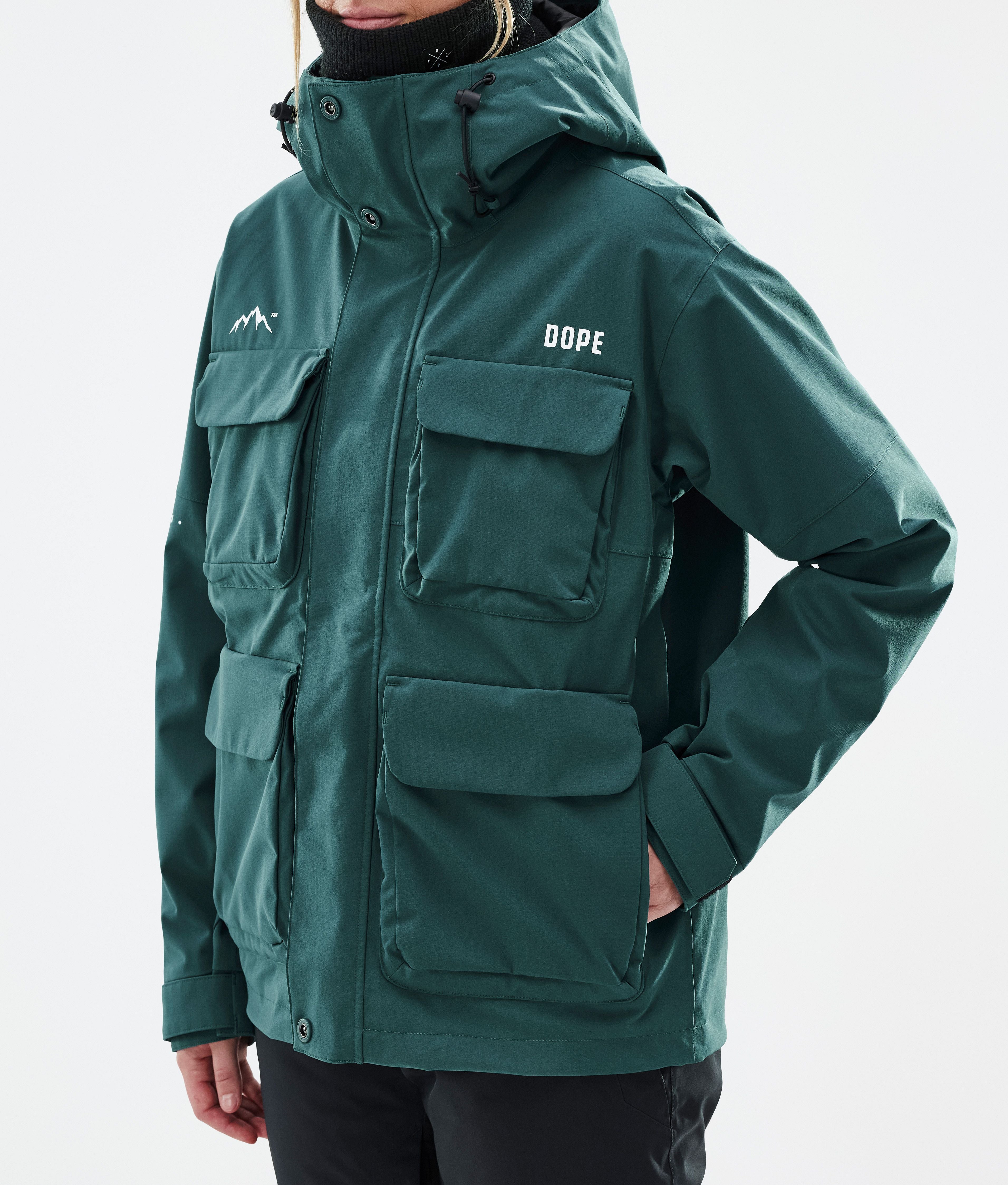 Snowboard Jacket For Women Bottle Green