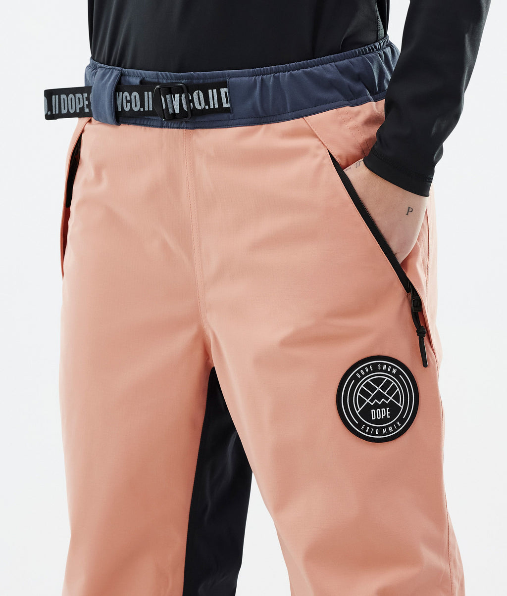 Snowboard Pants For Women Faded Peach/Blue Steel/Black/Metal Blue