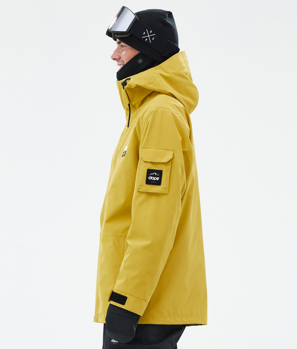 Snowboard Jacket For Men Yellow