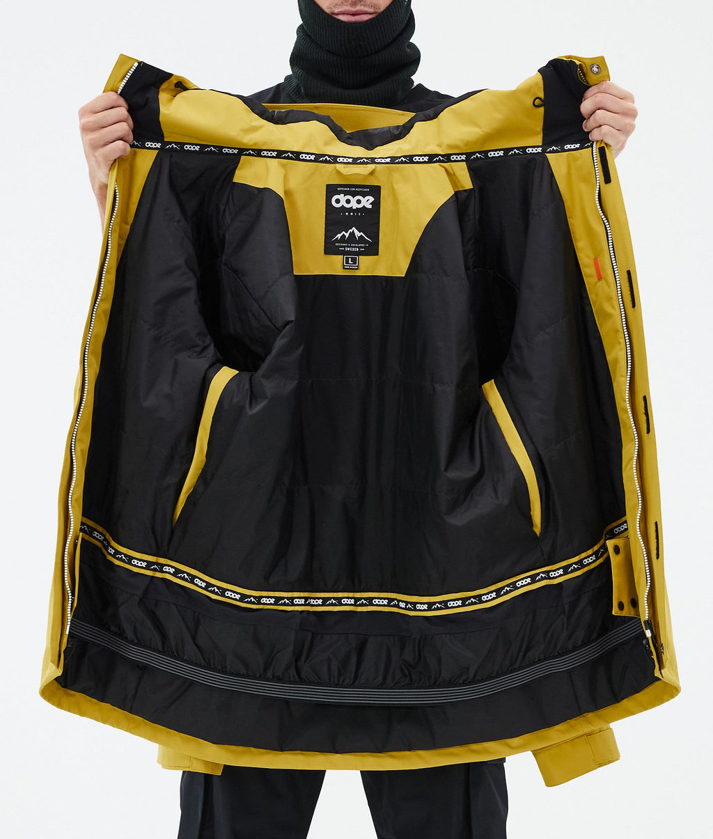 Snowboard Jacket For Men Yellow