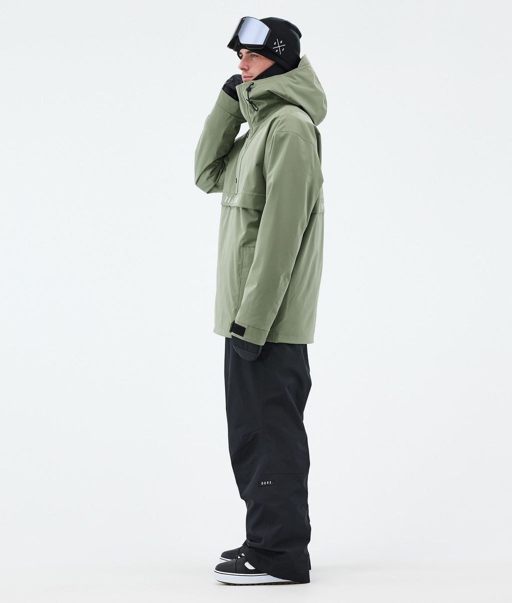 Snowboard Jacket For Men Moss Green
