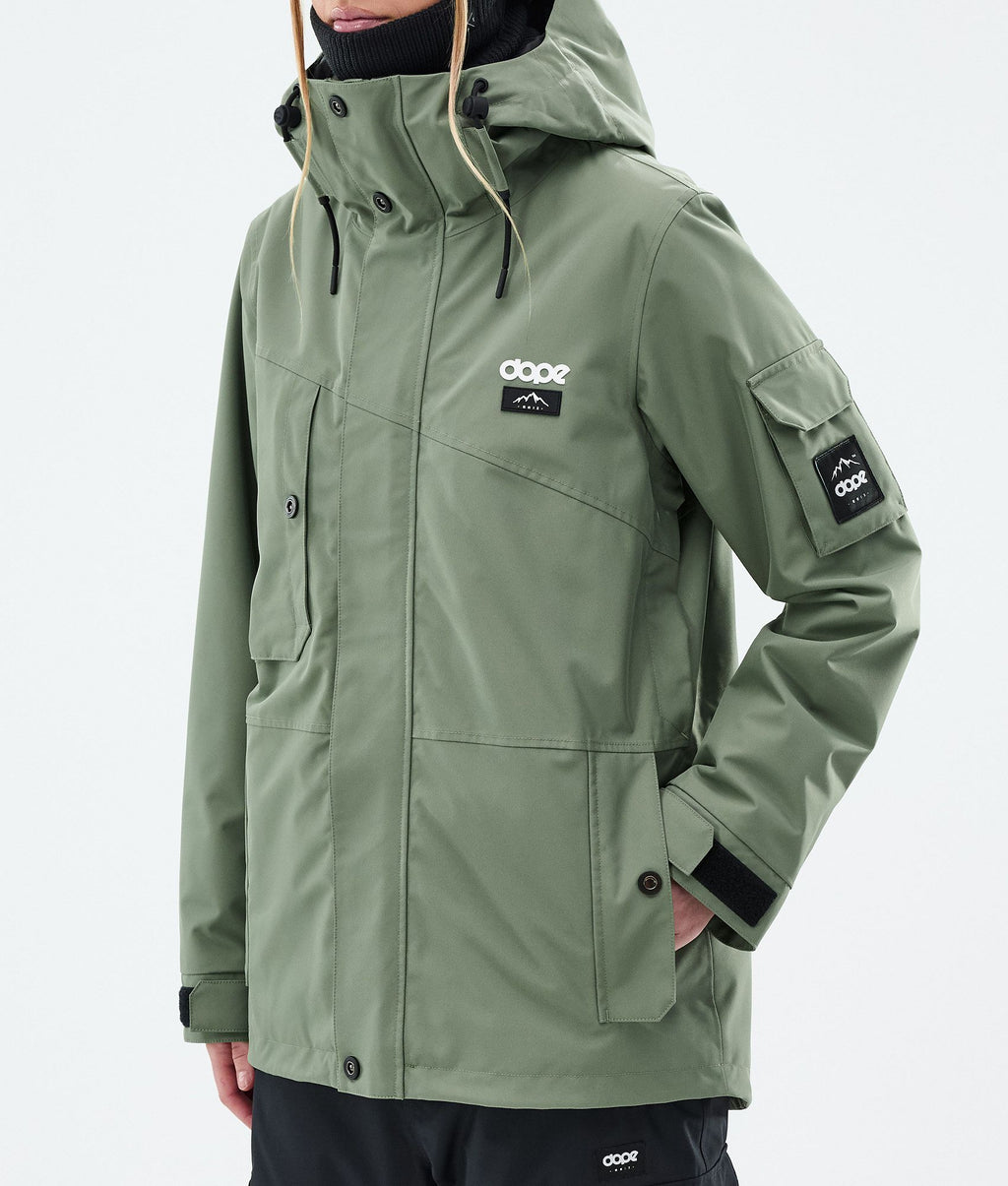 Snowboard Jacket For Women Moss Green